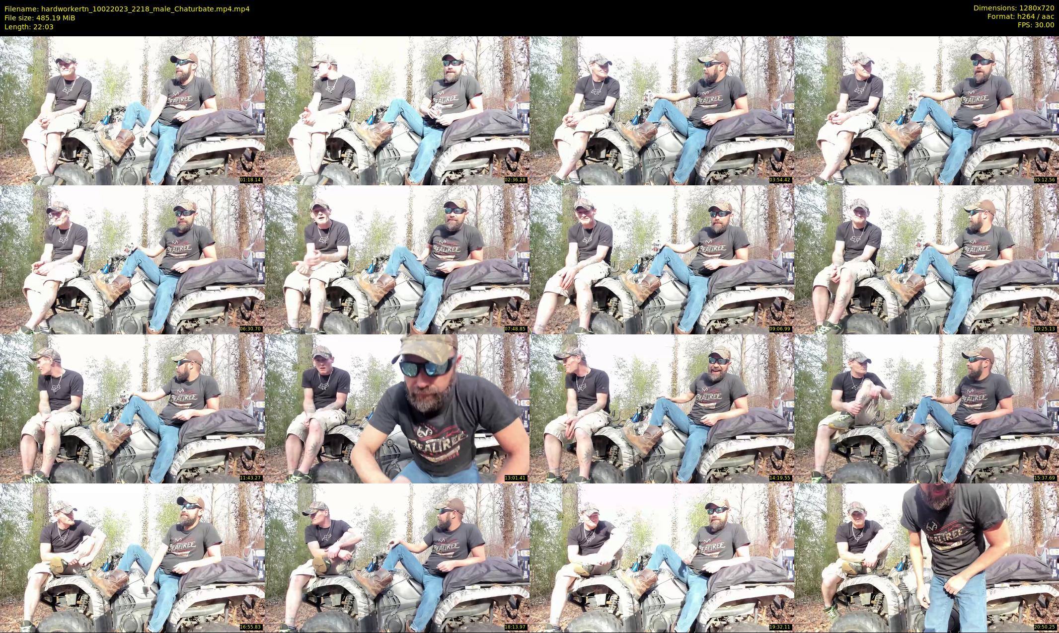 hardworkertn — 23 minute Chaturbate male cam show recording, 720p, Feb 10, 2023