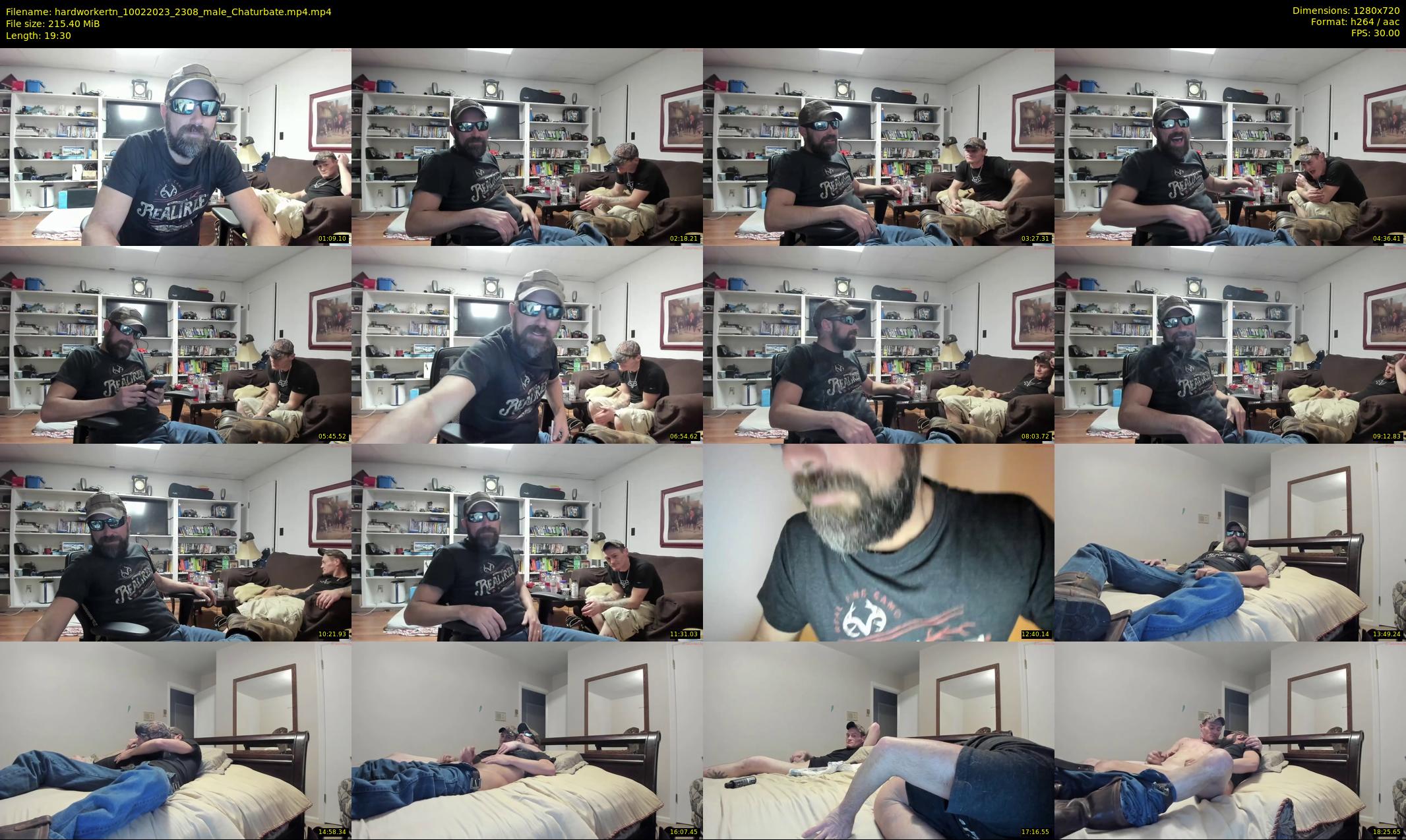 hardworkertn — 20 minute Chaturbate male cam show recording, 720p, Feb 10, 2023
