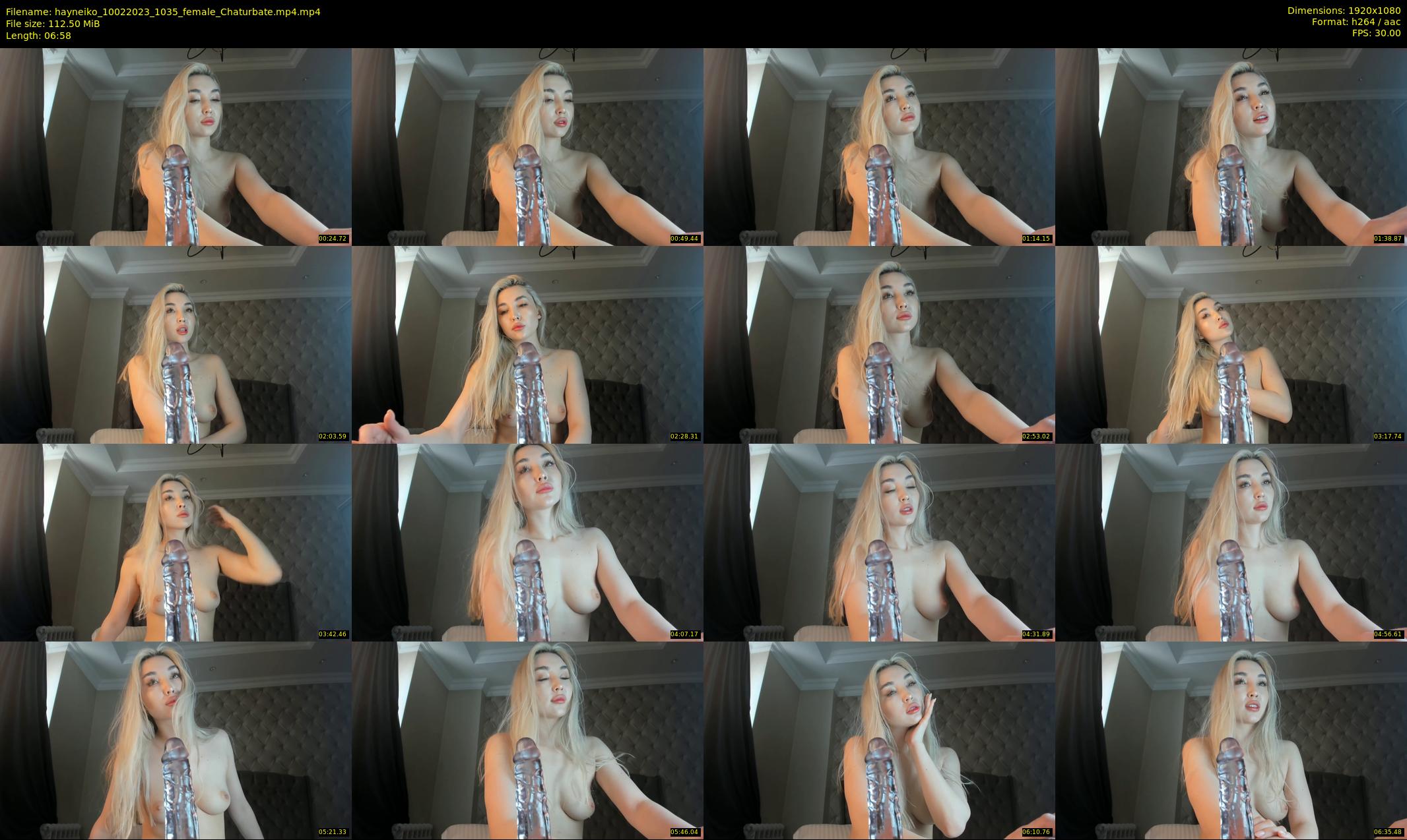 hayneiko — 7 minute Chaturbate female cam show recording, 1080p, Feb 10, 2023