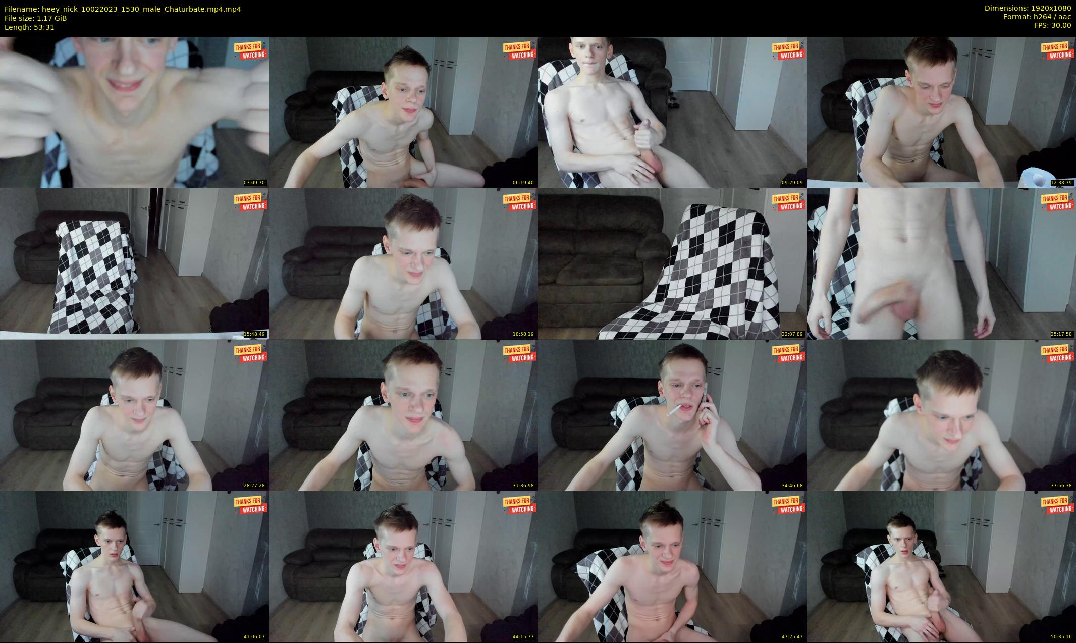 heey_nick — 54 minute Chaturbate male cam show recording, 1080p, Feb 10, 2023