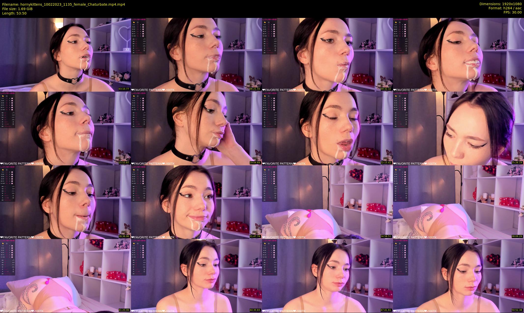 hornykittens — 54 minute Chaturbate couple cam show recording, 1080p, Feb 10, 2023