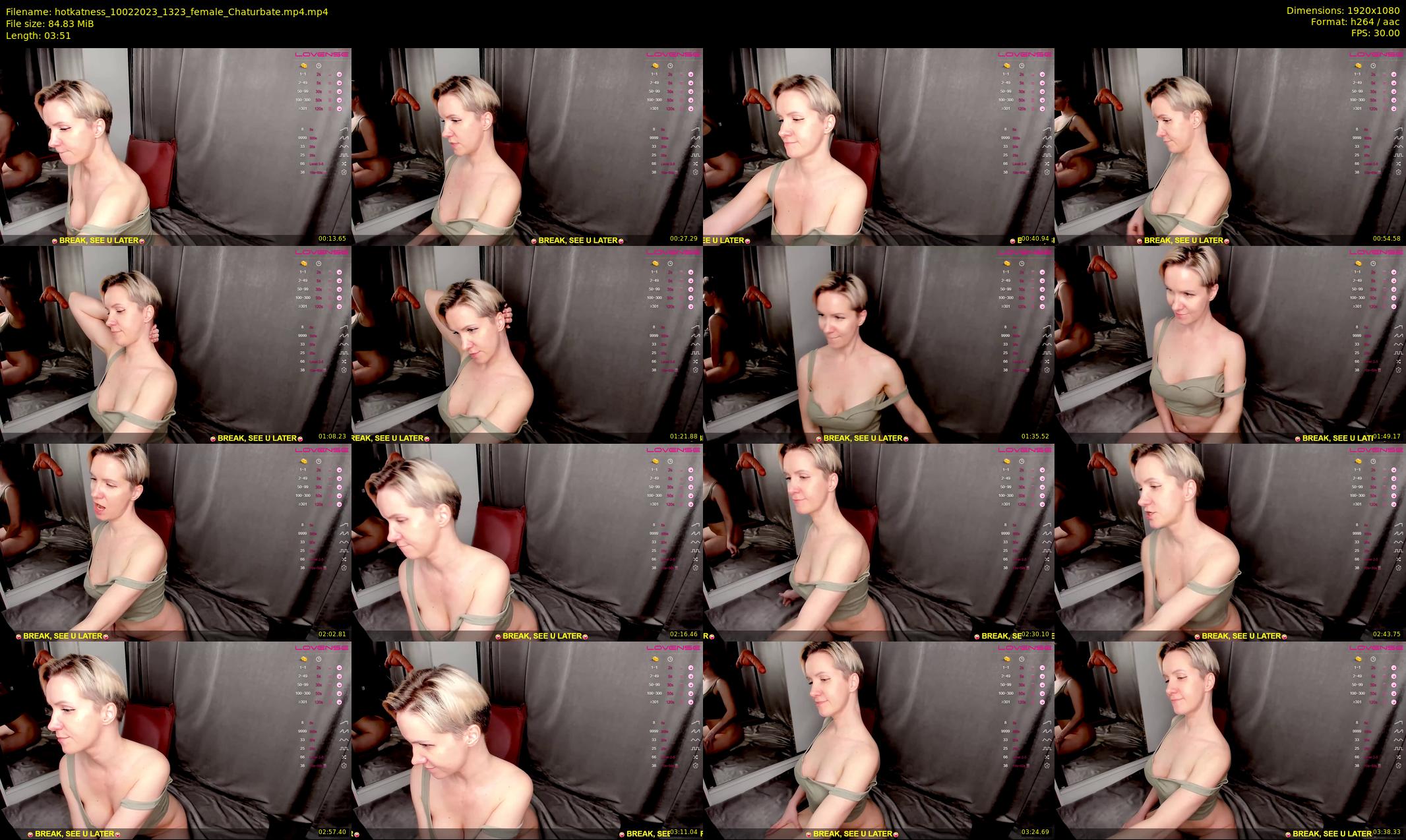hotkatness — 4 minute Chaturbate female cam show recording, 1080p, Feb 10, 2023