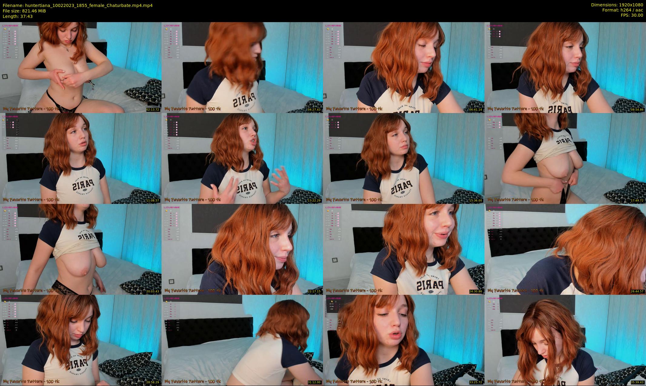 huntertiana — 38 minute Chaturbate female cam show recording, 1080p, Feb 10, 2023