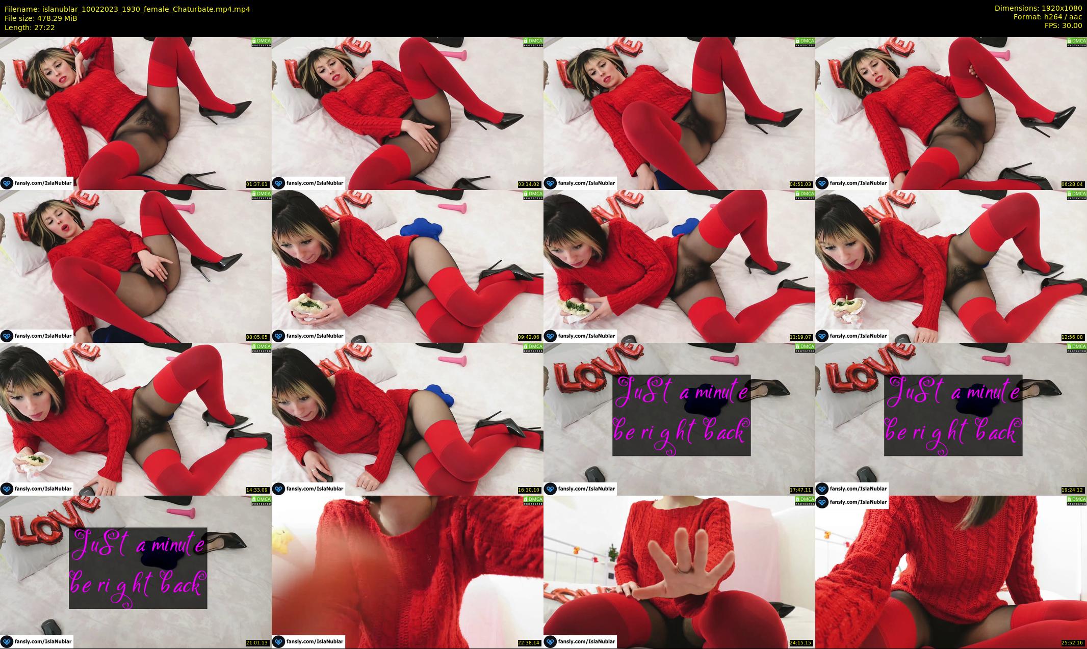 islanublar — 28 minute Chaturbate female cam show recording, 1080p, Feb 10, 2023