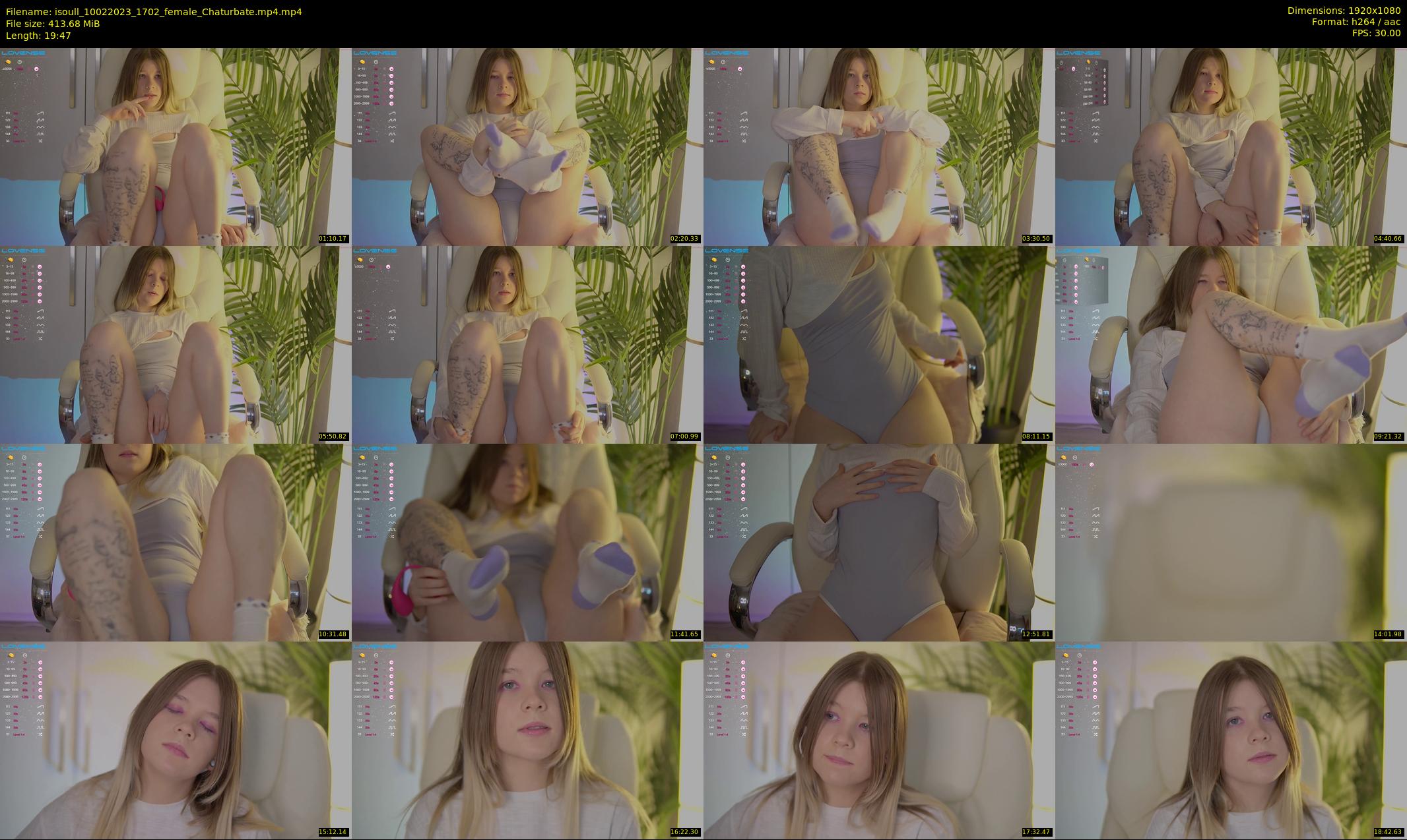 isoull — 20 minute Chaturbate female cam show recording, 1080p, Feb 10, 2023