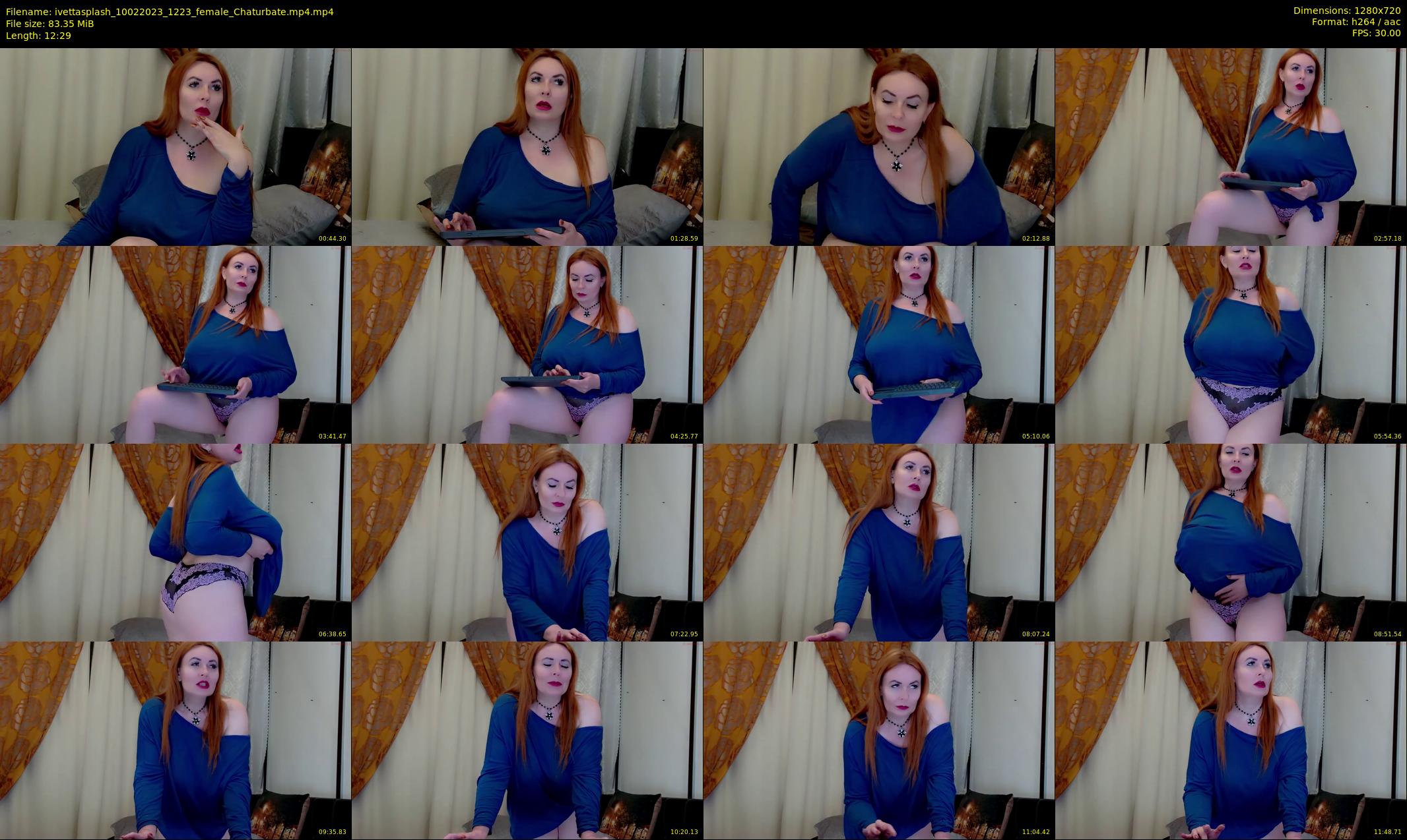 ivettasplash — 13 minute Chaturbate female cam show recording, 720p, Feb 10, 2023