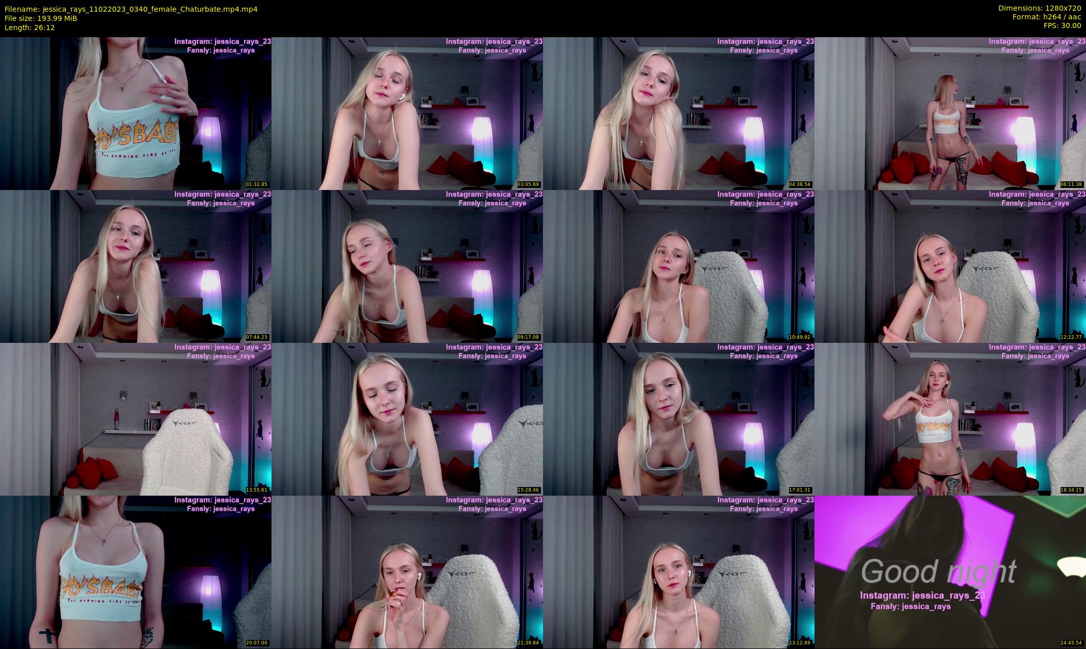 jessica_rays — 27 minute Chaturbate couple cam show recording, 720p, Feb 11, 2023
