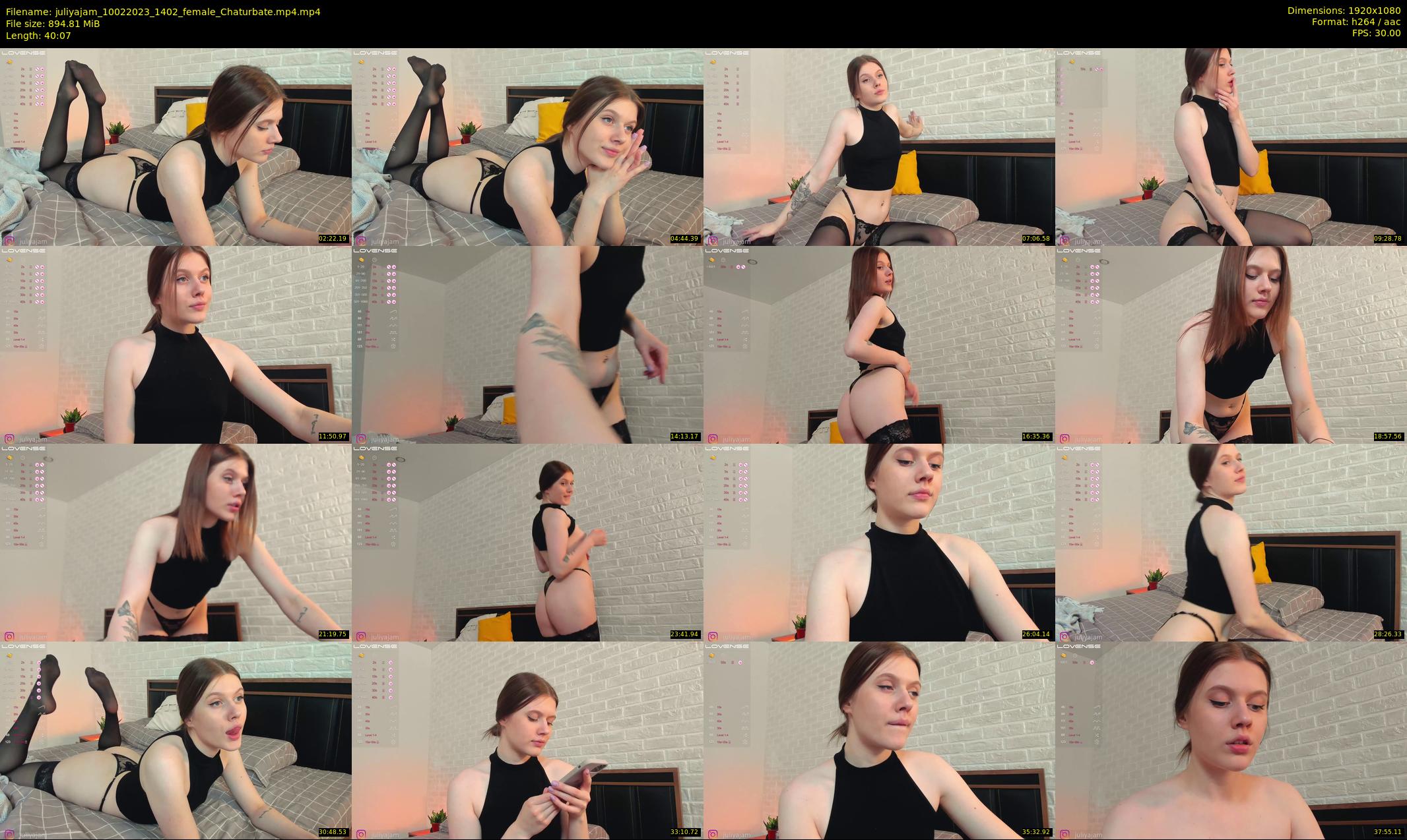 juliyajam — 41 minute Chaturbate couple cam show recording, 1080p, Feb 10, 2023