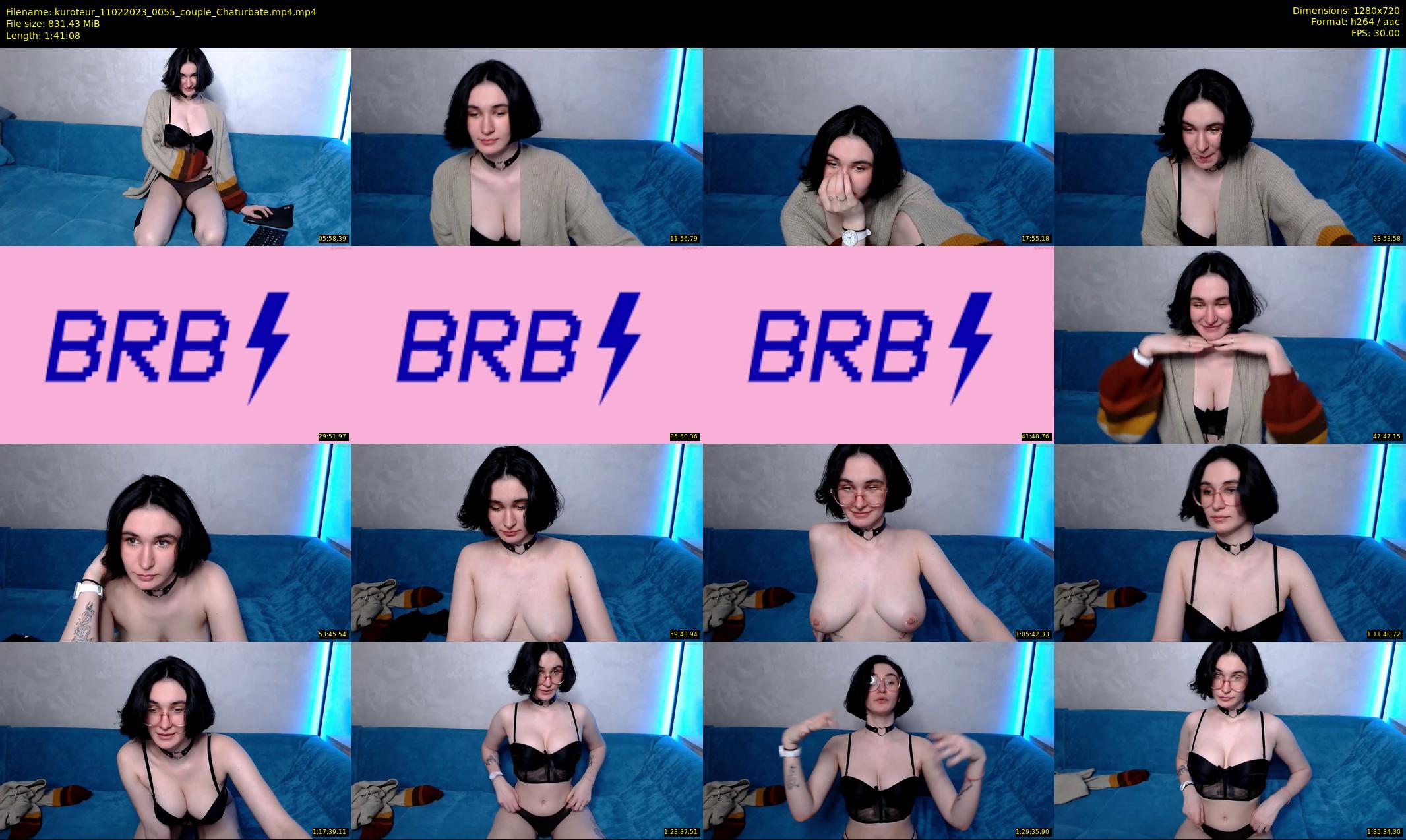 kuroteur — 102 minute Chaturbate couple cam show recording, 720p, Feb 11, 2023