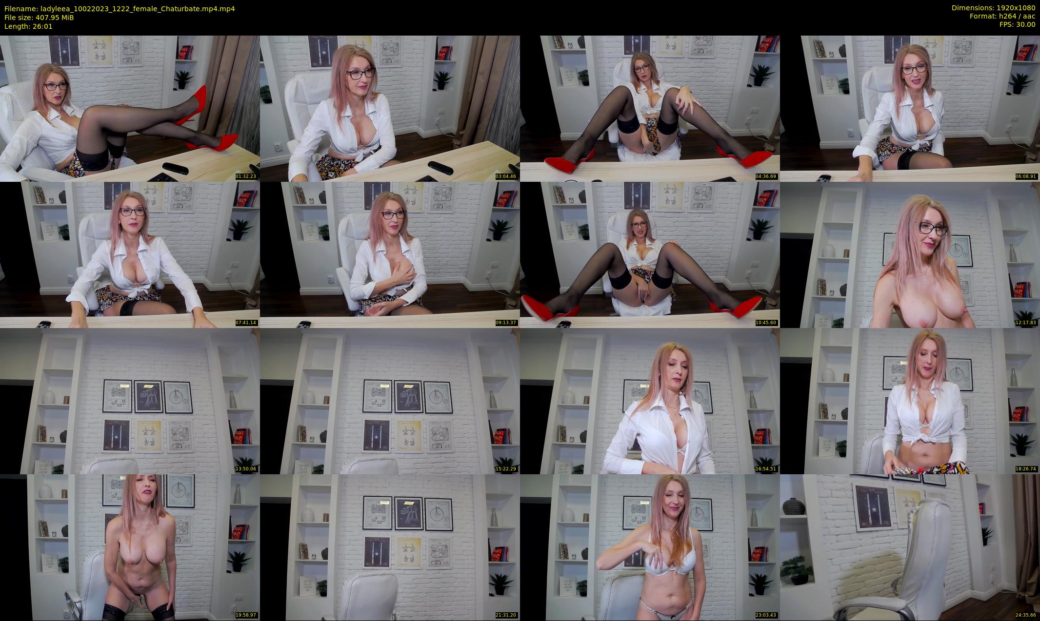 ladyleea — 27 minute Chaturbate female cam show recording, 1080p, Feb 10, 2023