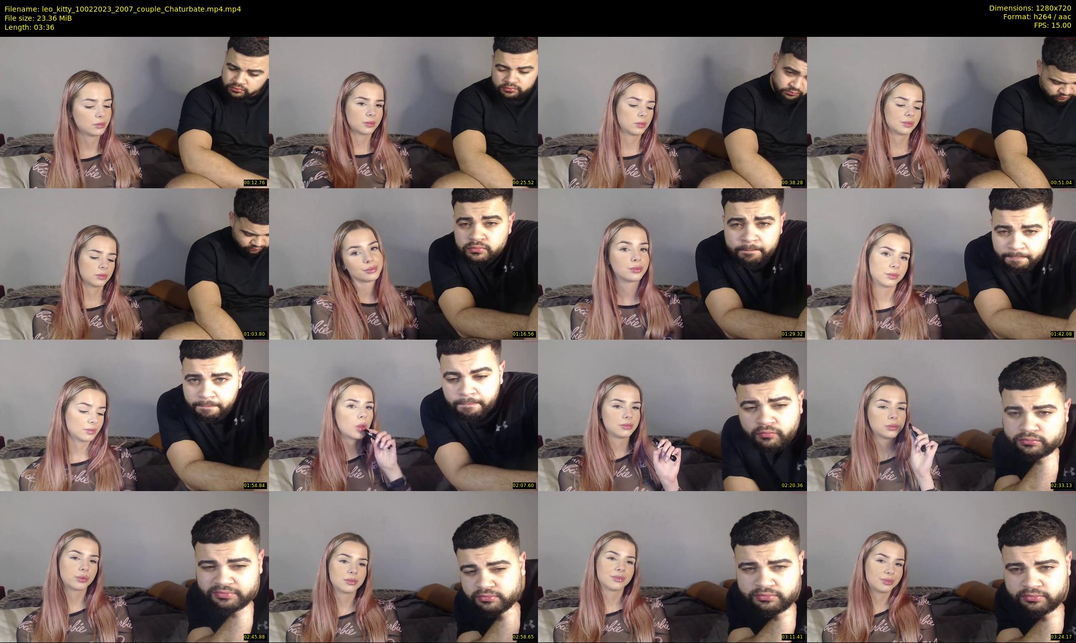 leo_kitty — 4 minute Chaturbate couple cam show recording, 720p, Feb 10, 2023