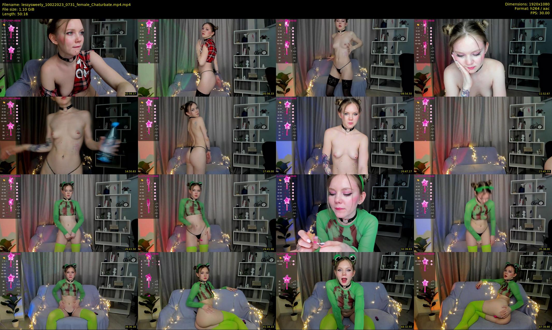 lessysweety — 51 minute Chaturbate female cam show recording, 1080p, Feb 10, 2023