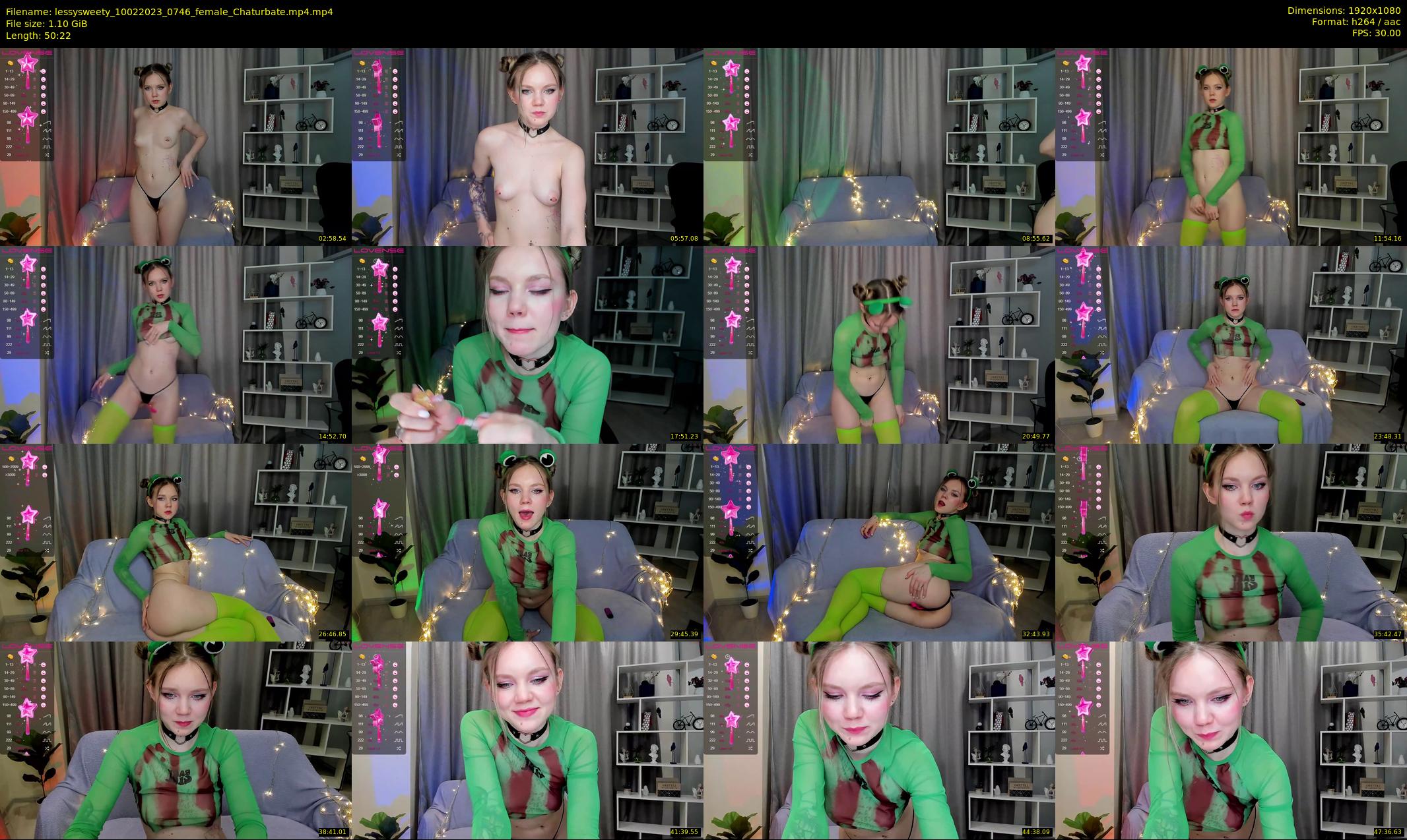 lessysweety — 51 minute Chaturbate female cam show recording, 1080p, Feb 10, 2023