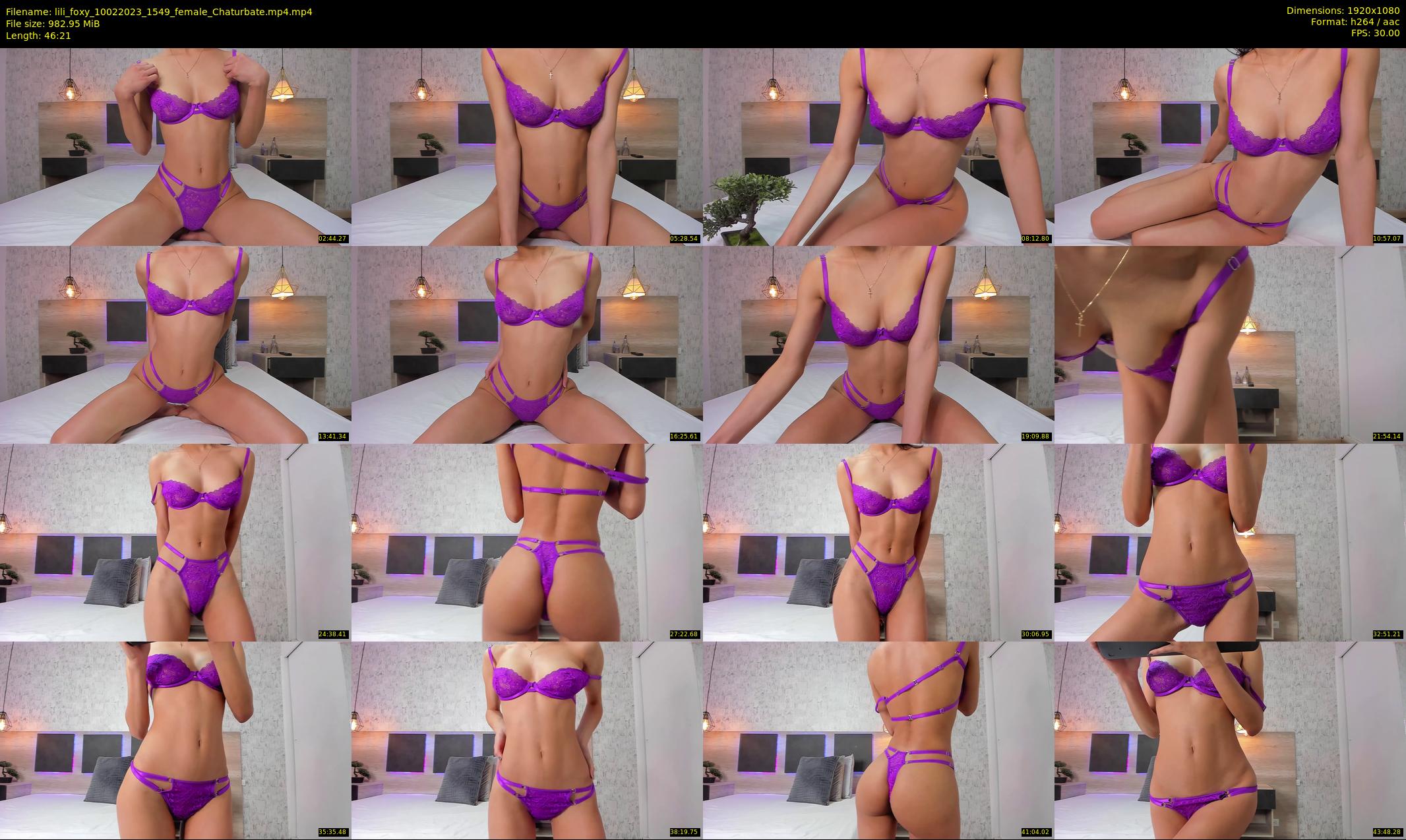 lili_foxy — 47 minute Chaturbate female cam show recording, 1080p, Feb 10, 2023