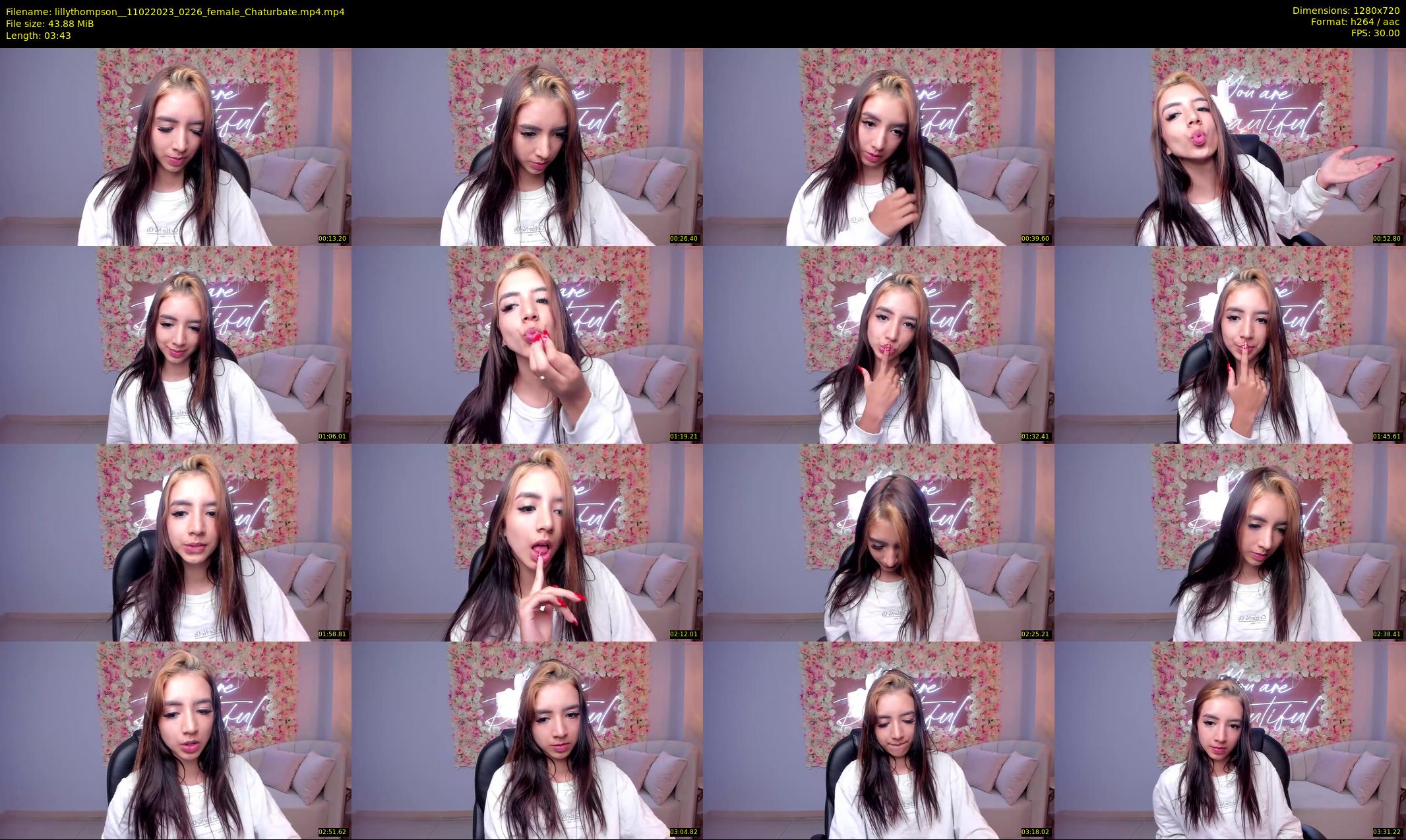 lillythompson_ — 4 minute Chaturbate female cam show recording, 720p, Feb 11, 2023