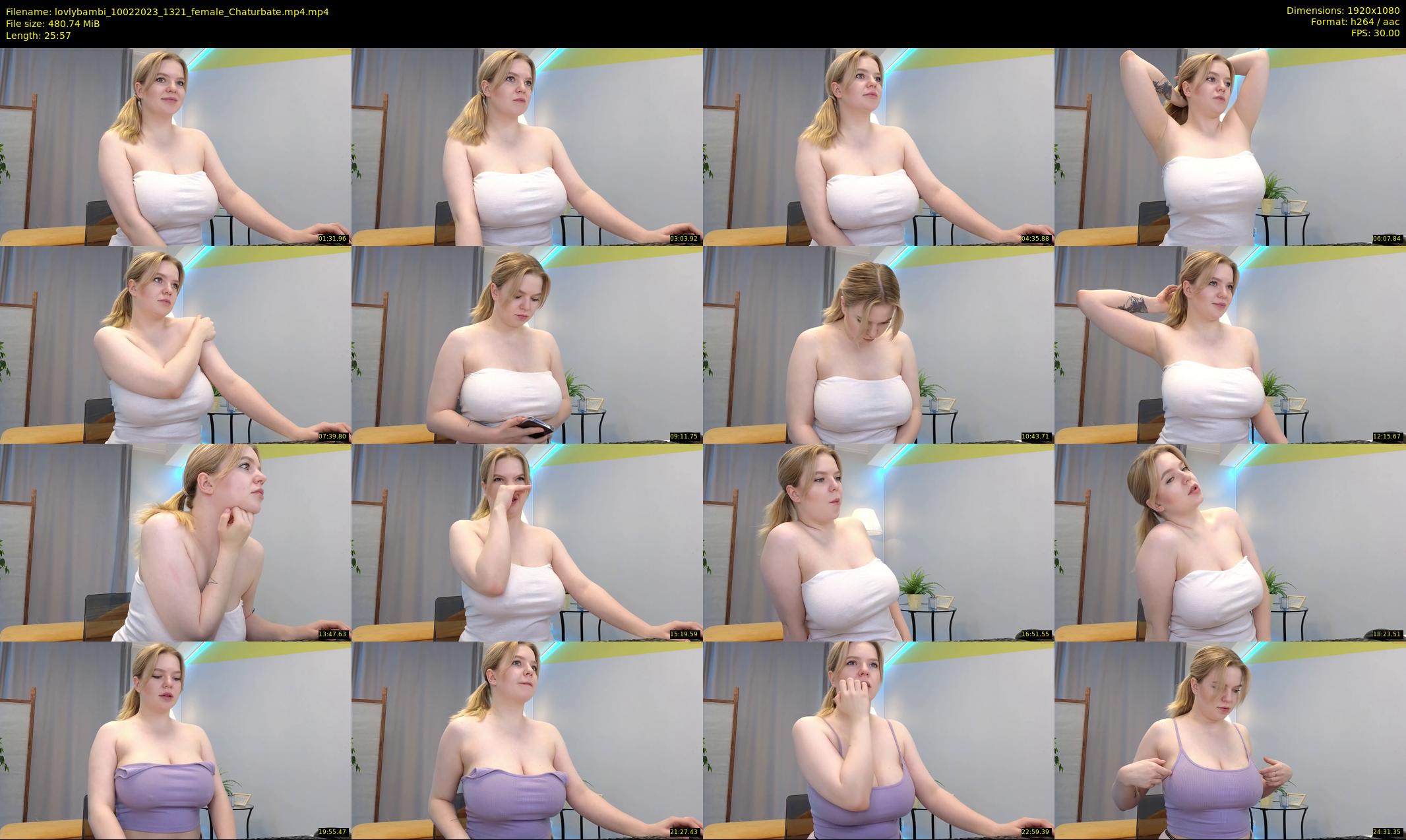 lovlybambi — 26 minute Chaturbate female cam show recording, 1080p, Feb 10, 2023