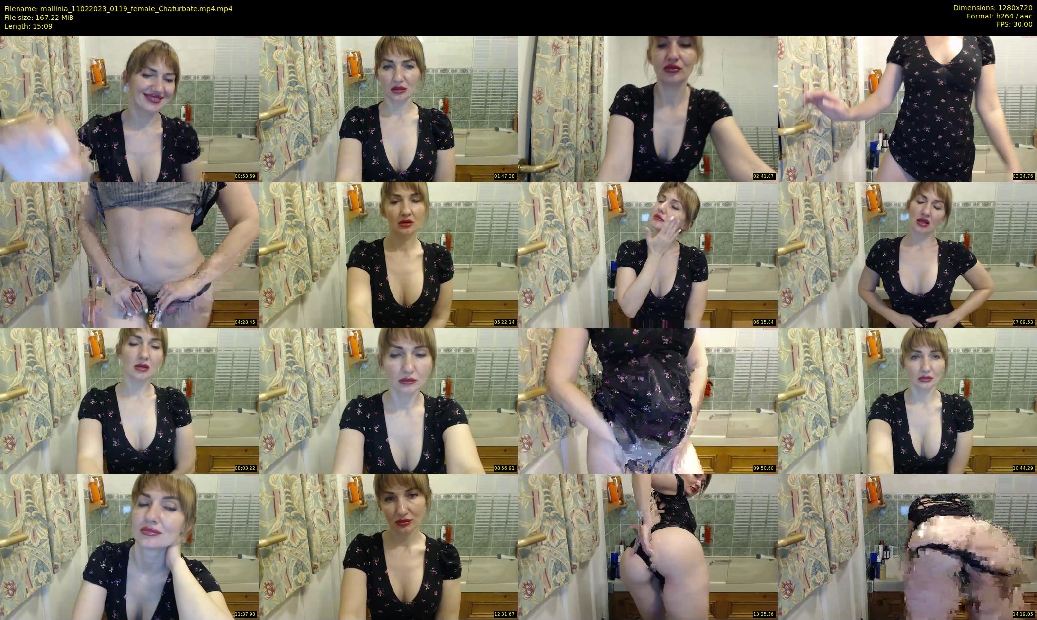 mallinia — 16 minute Chaturbate female cam show recording, 720p, Feb 11, 2023