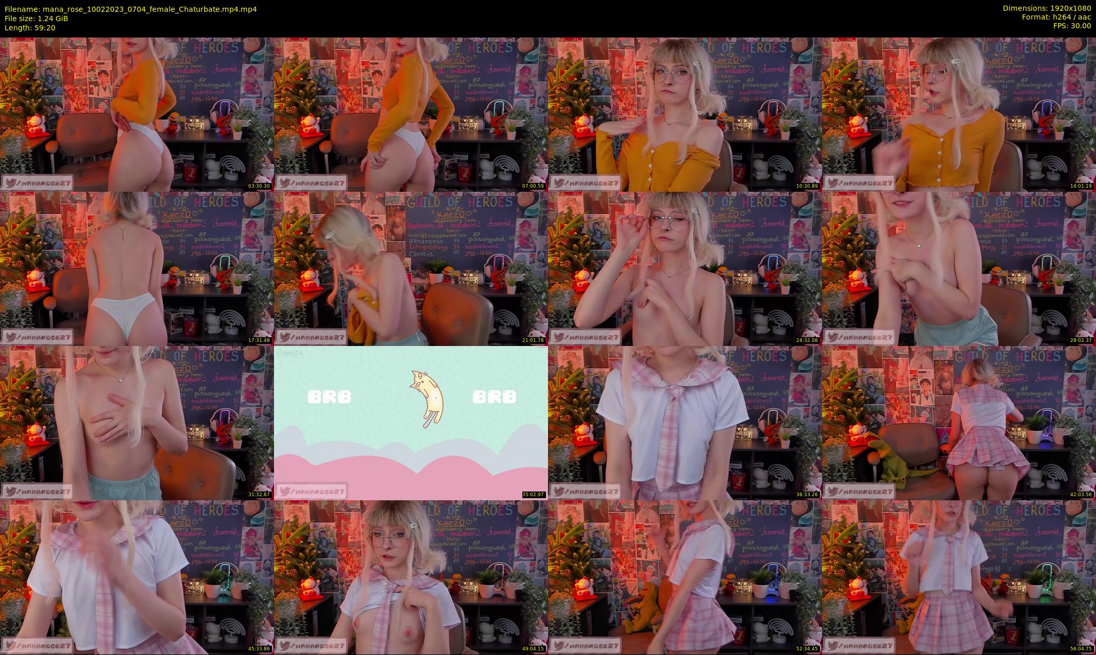 mana_rose — 60 minute Chaturbate female cam show recording, 1080p, Feb 10, 2023