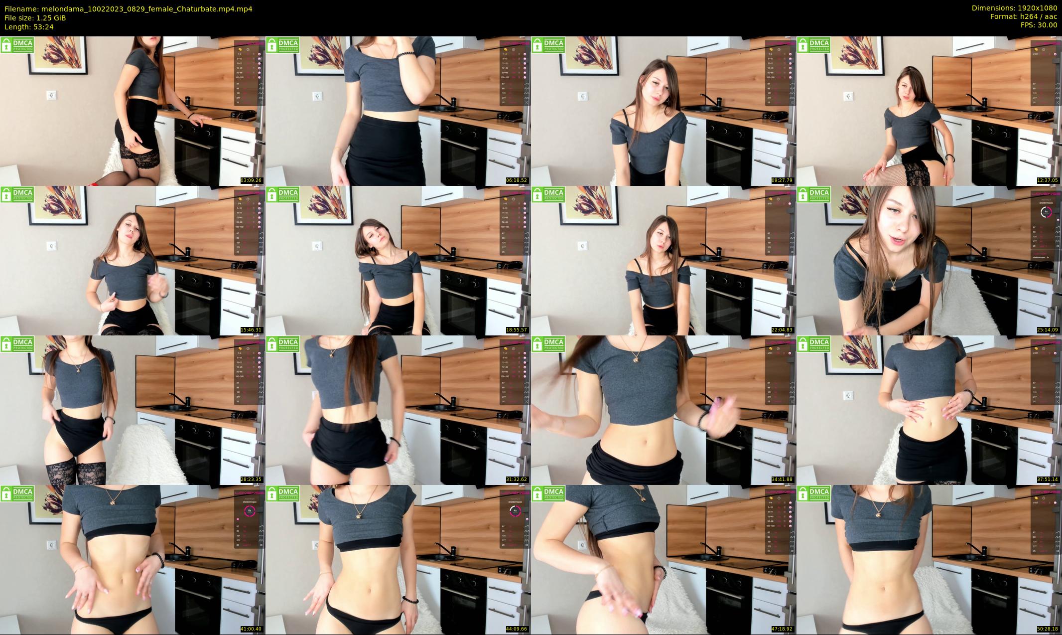 melondama — 54 minute Chaturbate female cam show recording, 1080p, Feb 10, 2023