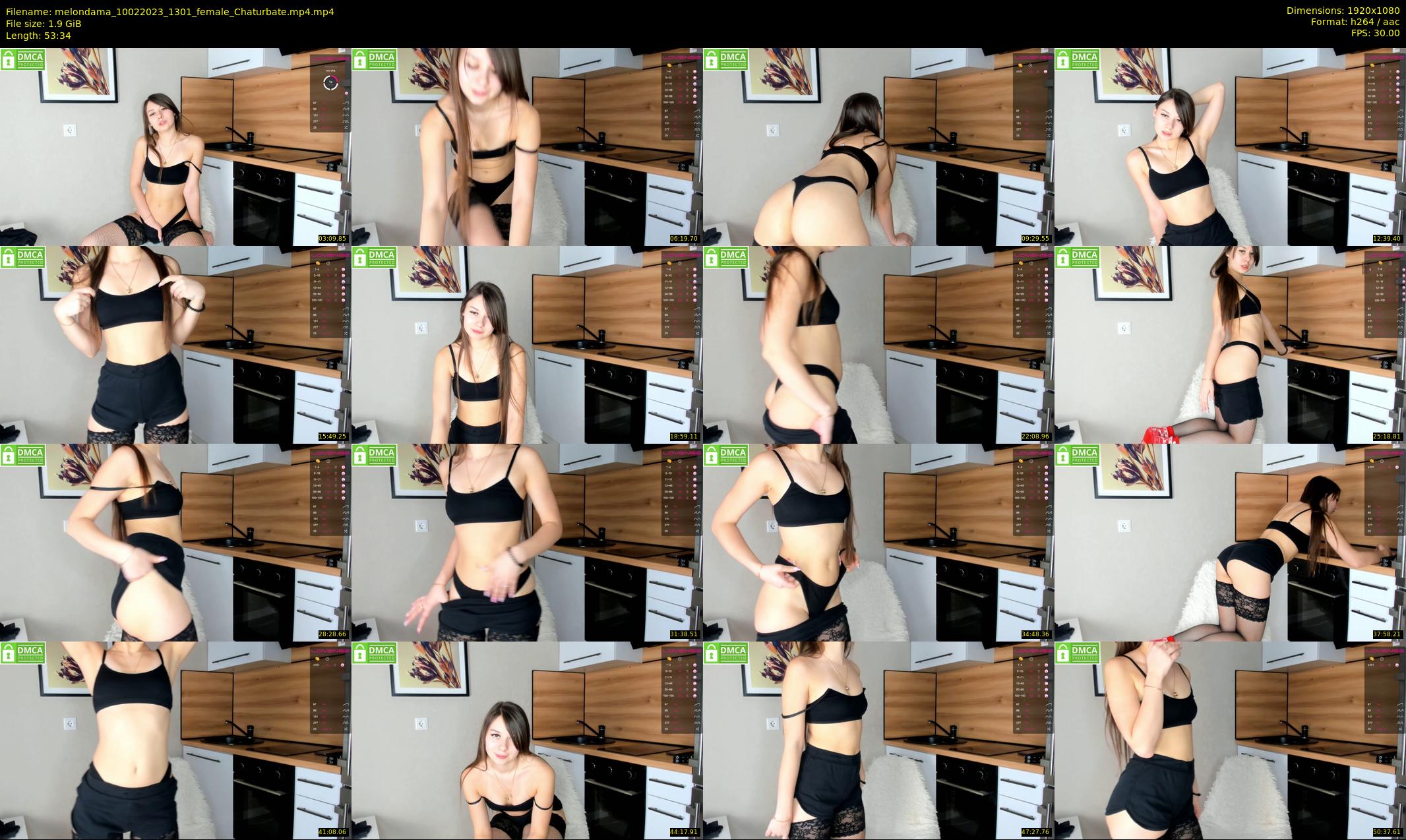 melondama — 54 minute Chaturbate female cam show recording, 1080p, Feb 10, 2023