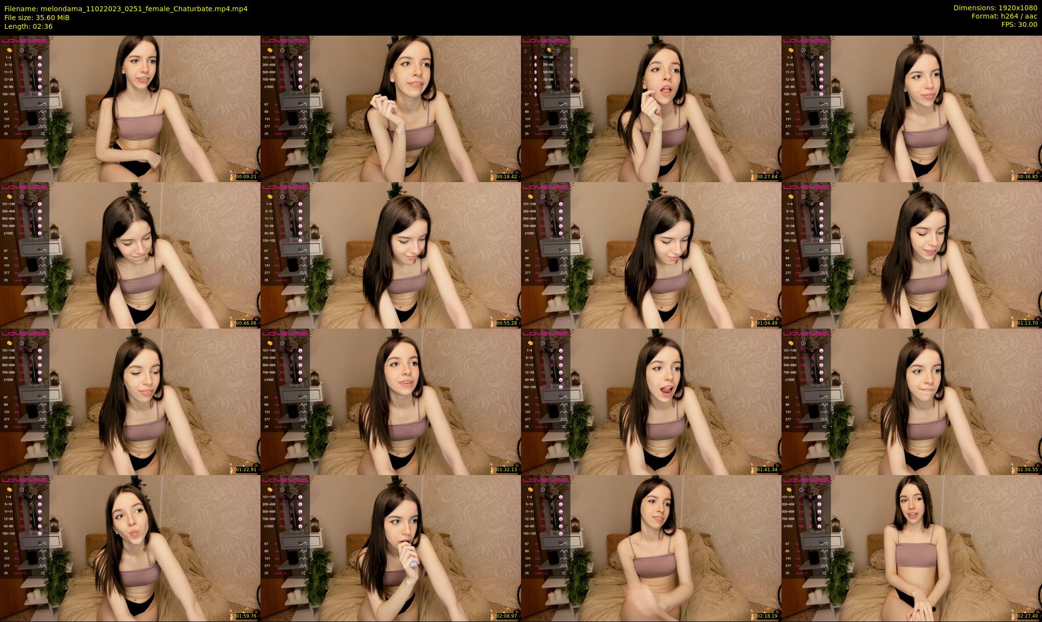melondama — 3 minute Chaturbate female cam show recording, 1080p, Feb 11, 2023