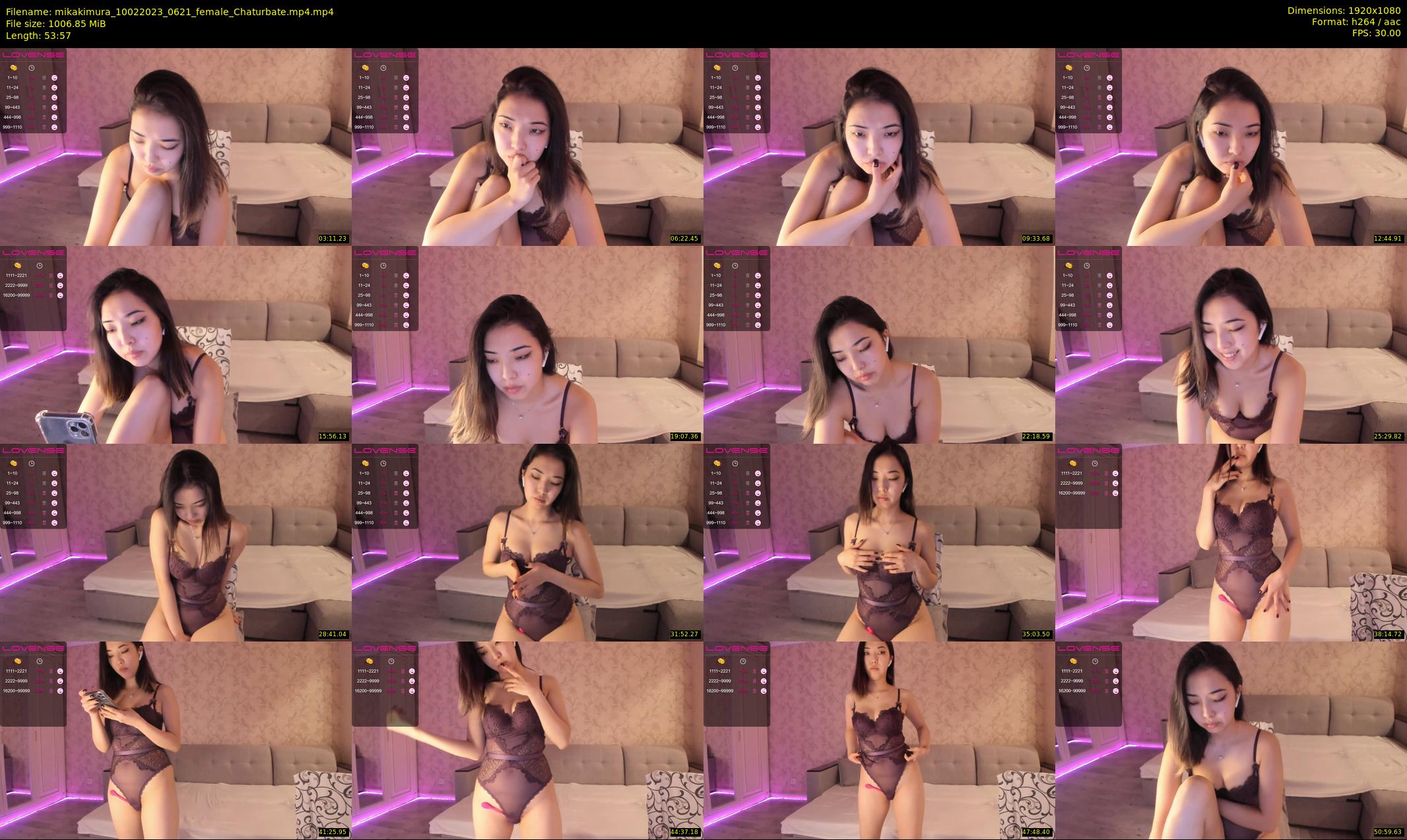 mikakimura — 54 minute Chaturbate female cam show recording, 1080p, Feb 10, 2023