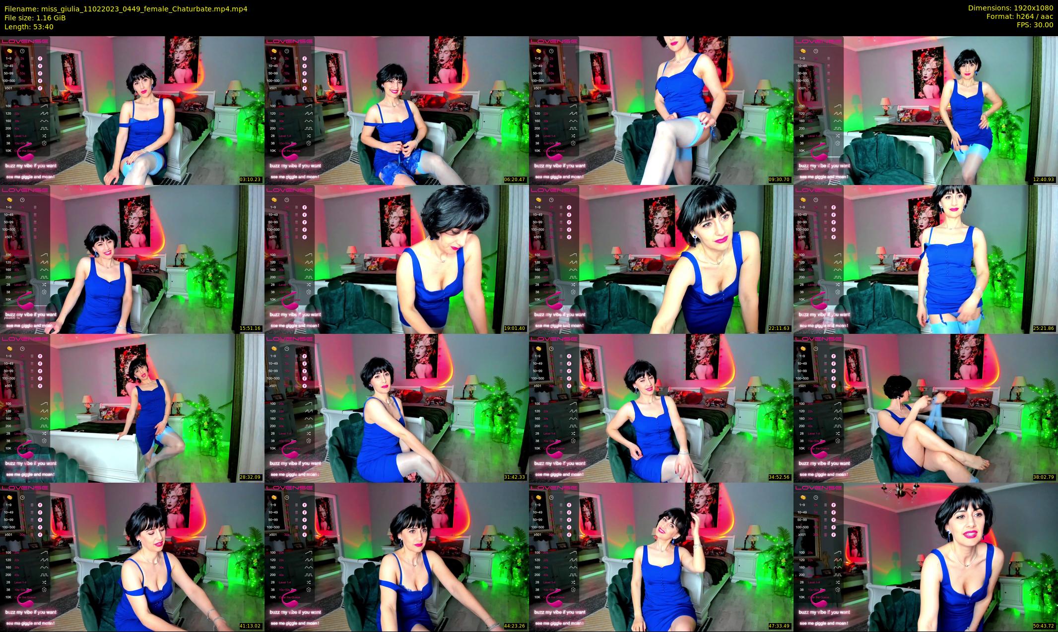 miss_giulia — 54 minute Chaturbate female cam show recording, 1080p, Feb 11, 2023