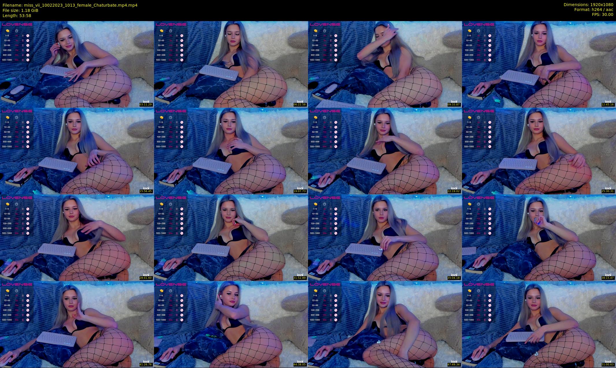 miss_vii — 54 minute Chaturbate female cam show recording, 1080p, Feb 10, 2023