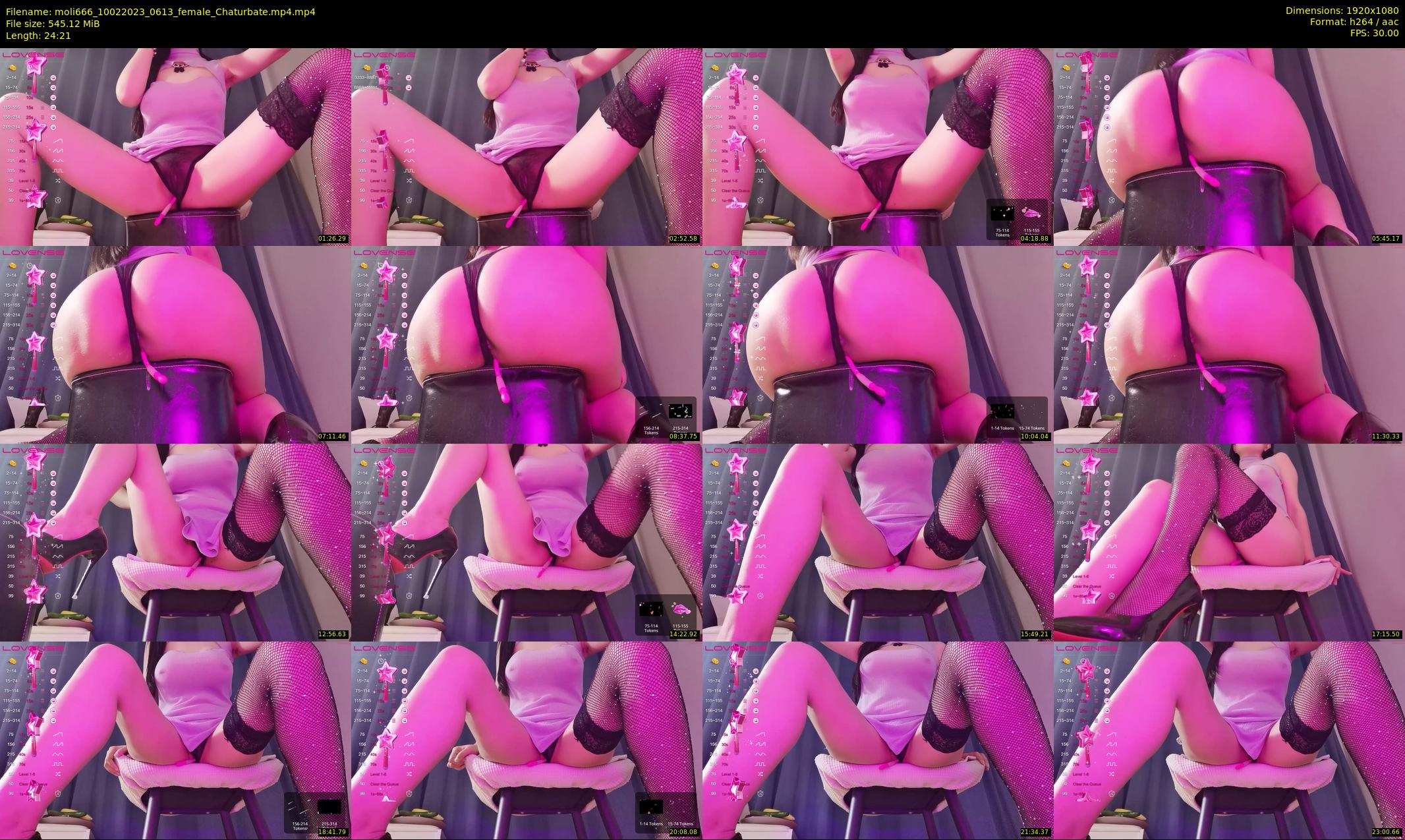 moli666 — 25 minute Chaturbate female cam show recording, 1080p, Feb 10, 2023