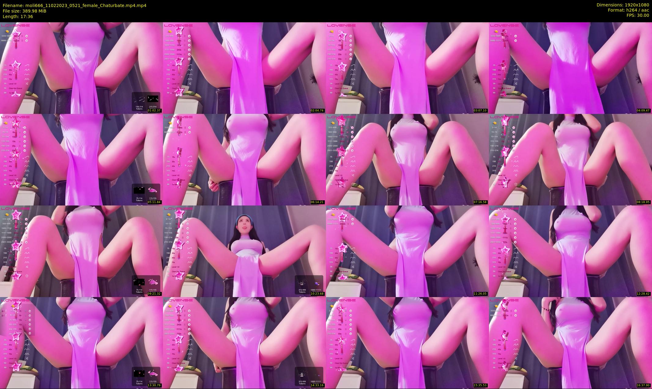 moli666 — 18 minute Chaturbate female cam show recording, 1080p, Feb 11, 2023