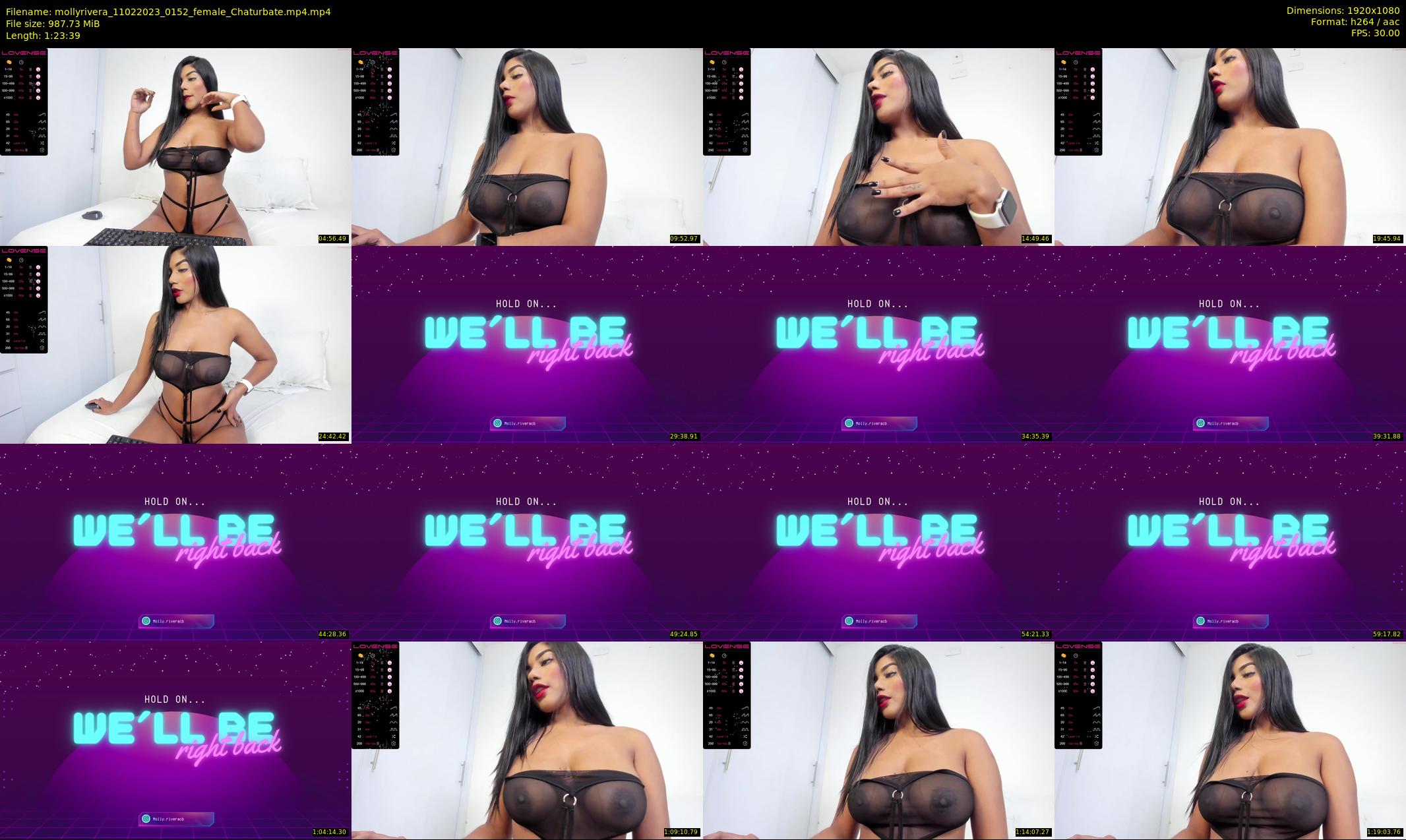 mollyrivera — 84 minute Chaturbate female cam show recording, 1080p, Feb 11, 2023
