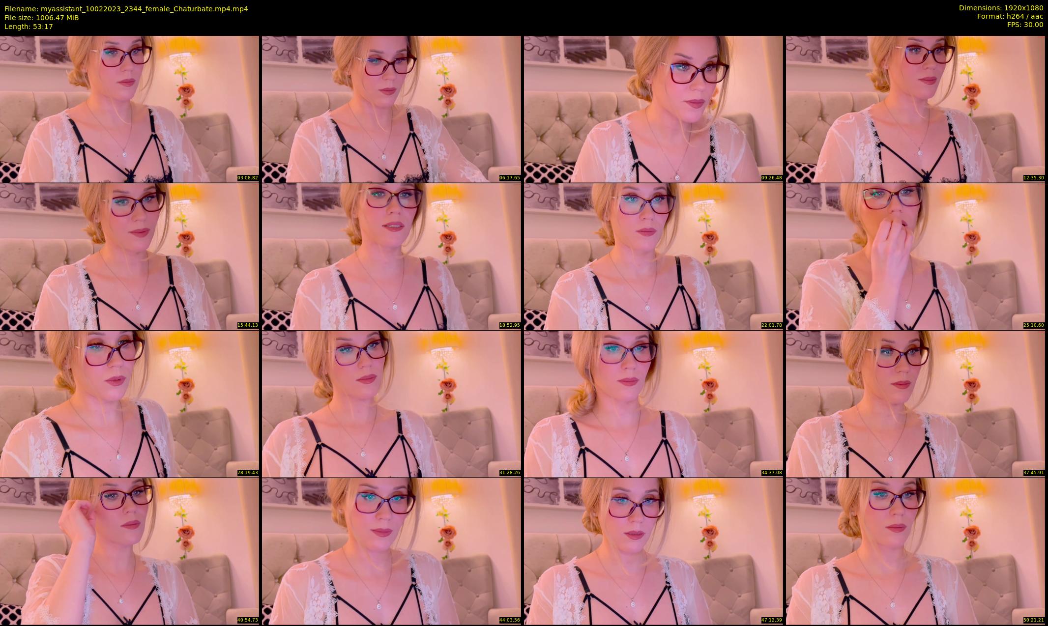 myassistant — 54 minute Chaturbate female cam show recording, 1080p, Feb 10, 2023