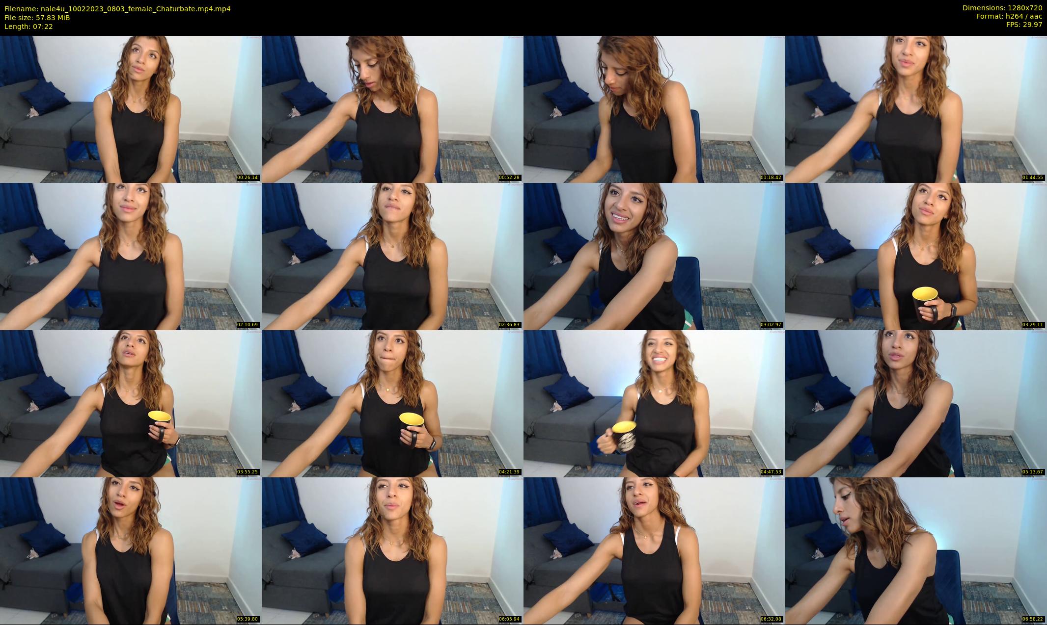 nale4u — 8 minute Chaturbate female cam show recording, 720p, Feb 10, 2023