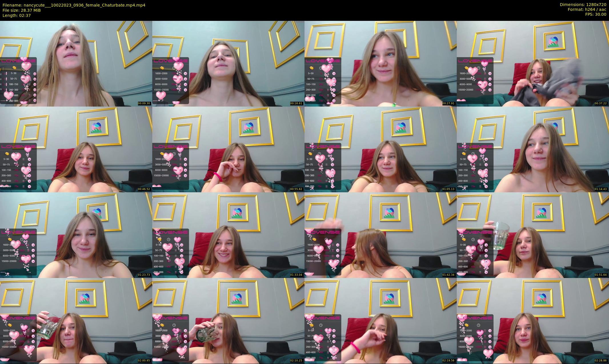 nancycute__ — 3 minute Chaturbate female cam show recording, 720p, Feb 10, 2023