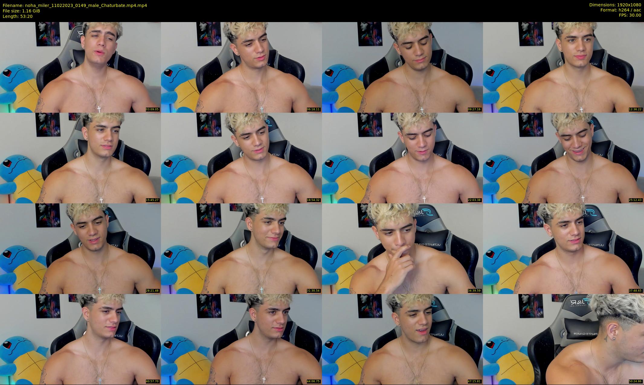noha_miler — 54 minute Chaturbate male cam show recording, 1080p, Feb 11, 2023