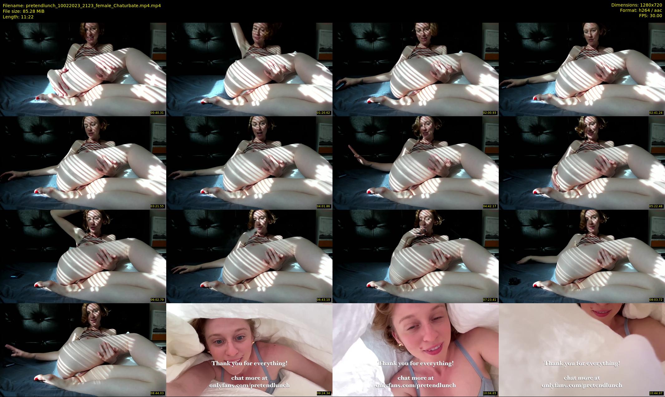 pretendlunch — 12 minute Chaturbate couple cam show recording, 720p, Feb 10, 2023