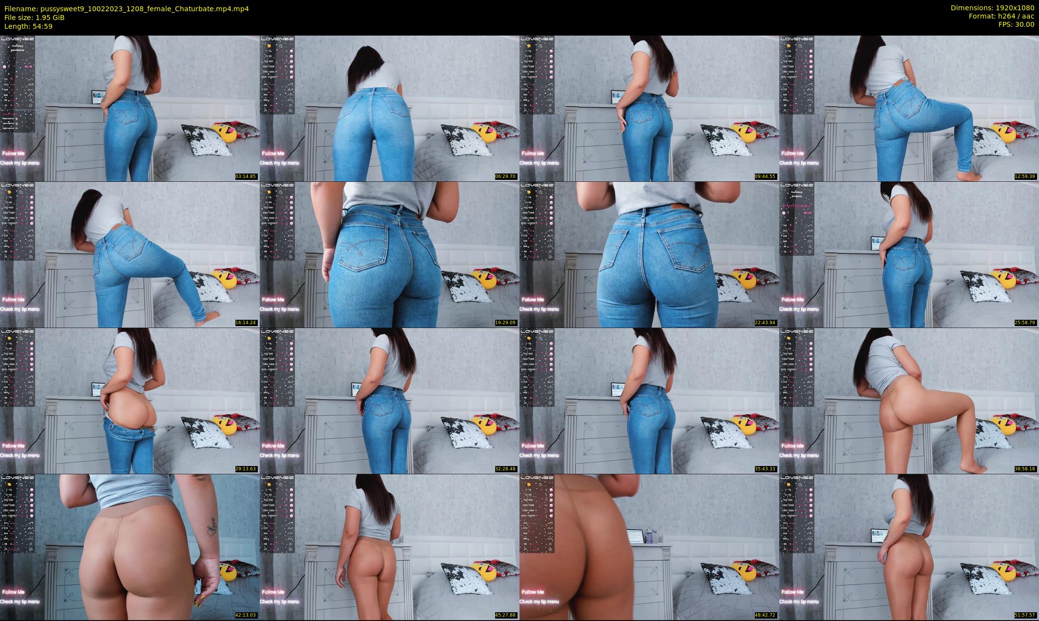 pussysweet9 — 55 minute Chaturbate female cam show recording, 1080p, Feb 10, 2023