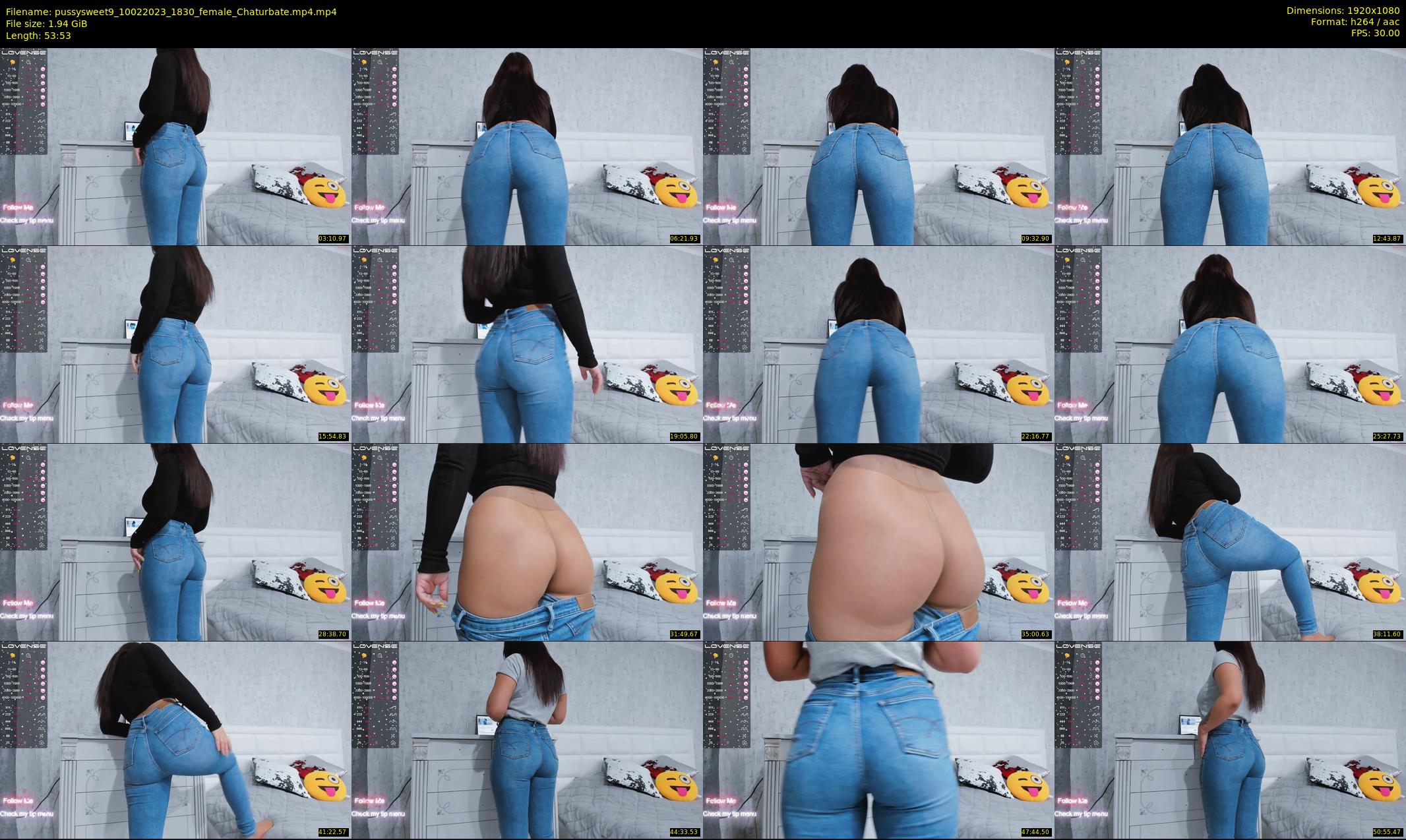 pussysweet9 — 54 minute Chaturbate female cam show recording, 1080p, Feb 10, 2023