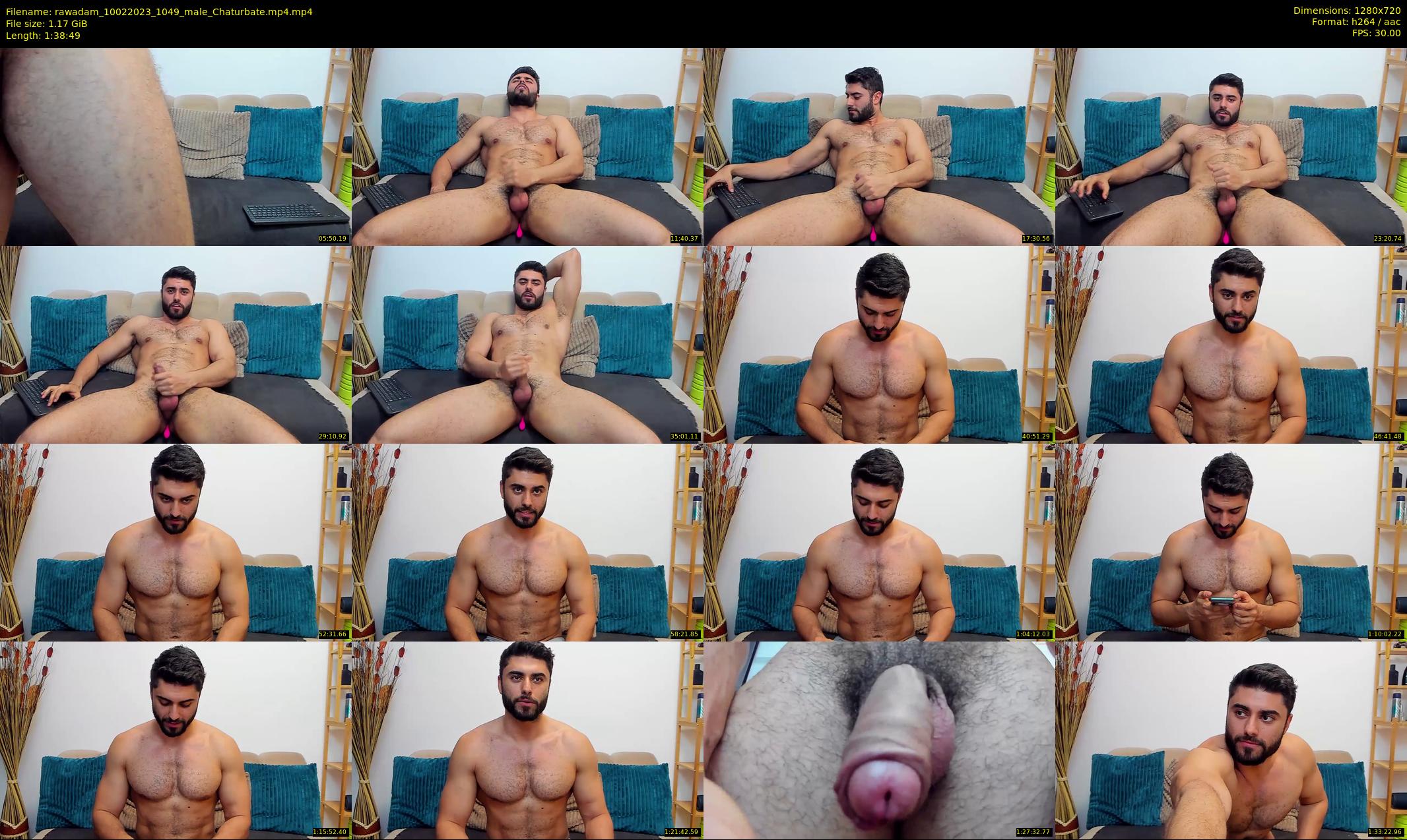 rawadam — 99 minute Chaturbate male cam show recording, 720p, Feb 10, 2023