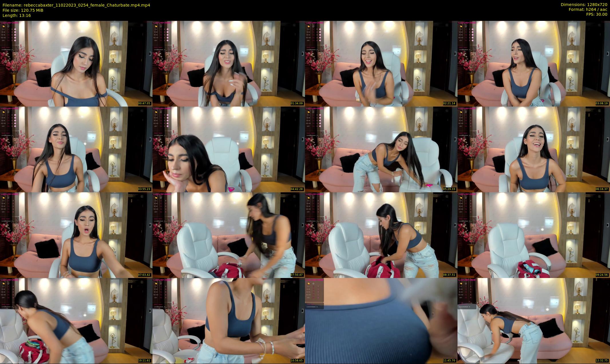 rebeccabaxter — 14 minute Chaturbate female cam show recording, 720p, Feb 11, 2023