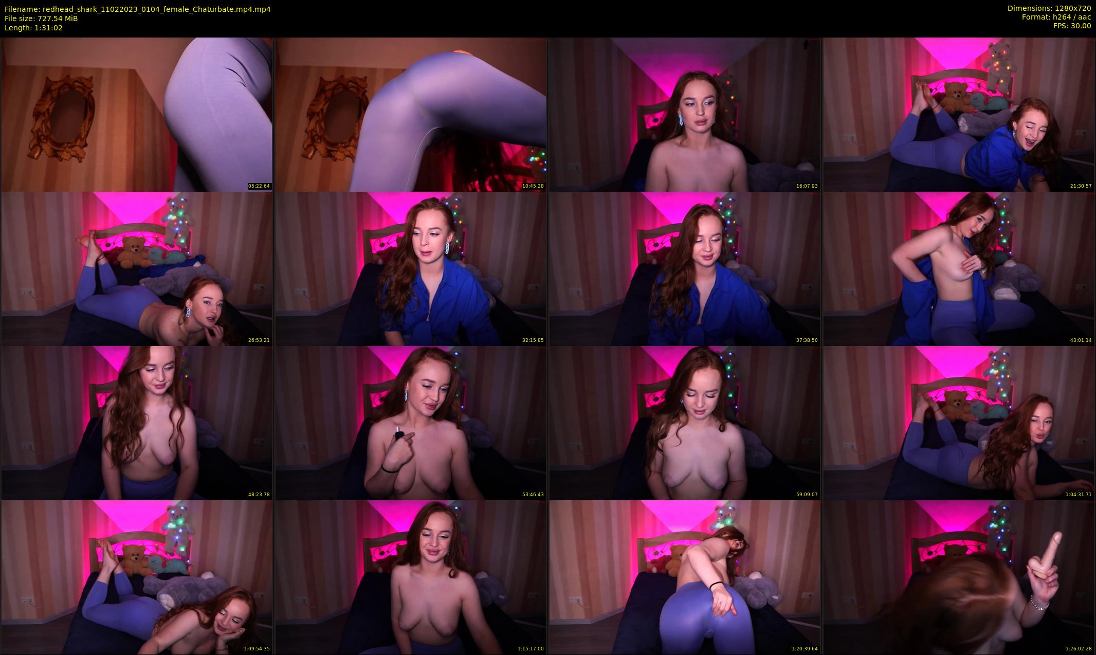redhead_shark — 92 minute Chaturbate female cam show recording, 720p, Feb 11, 2023