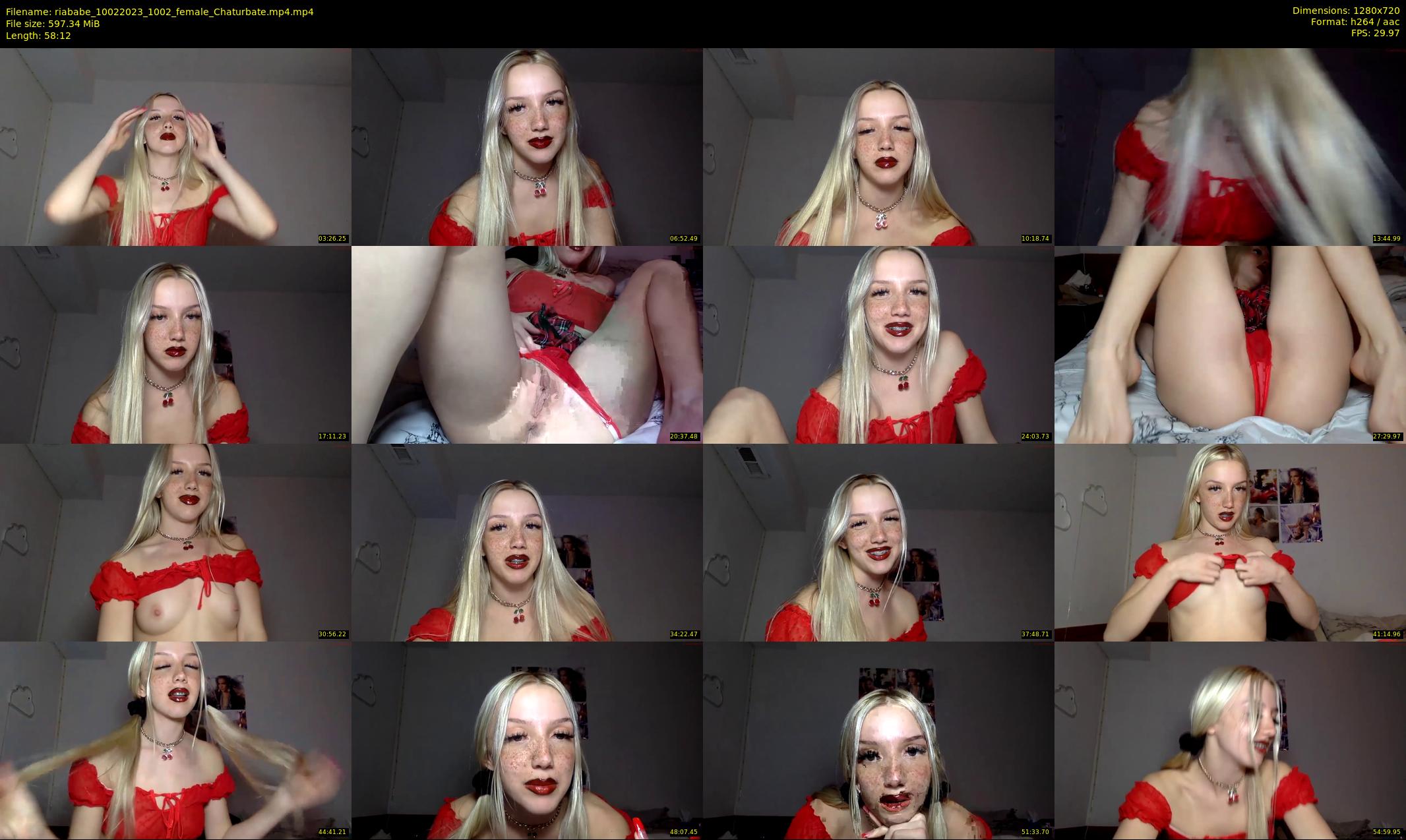 riababe — 59 minute Chaturbate female cam show recording, 720p, Feb 10, 2023