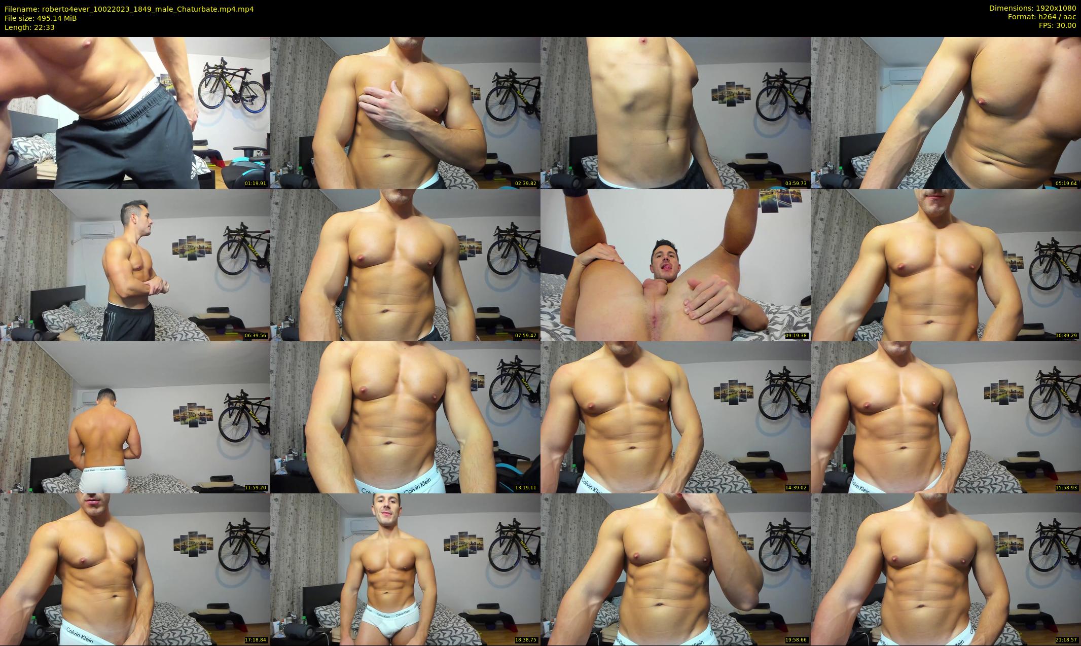 roberto4ever — 23 minute Chaturbate male cam show recording, 1080p, Feb 10, 2023