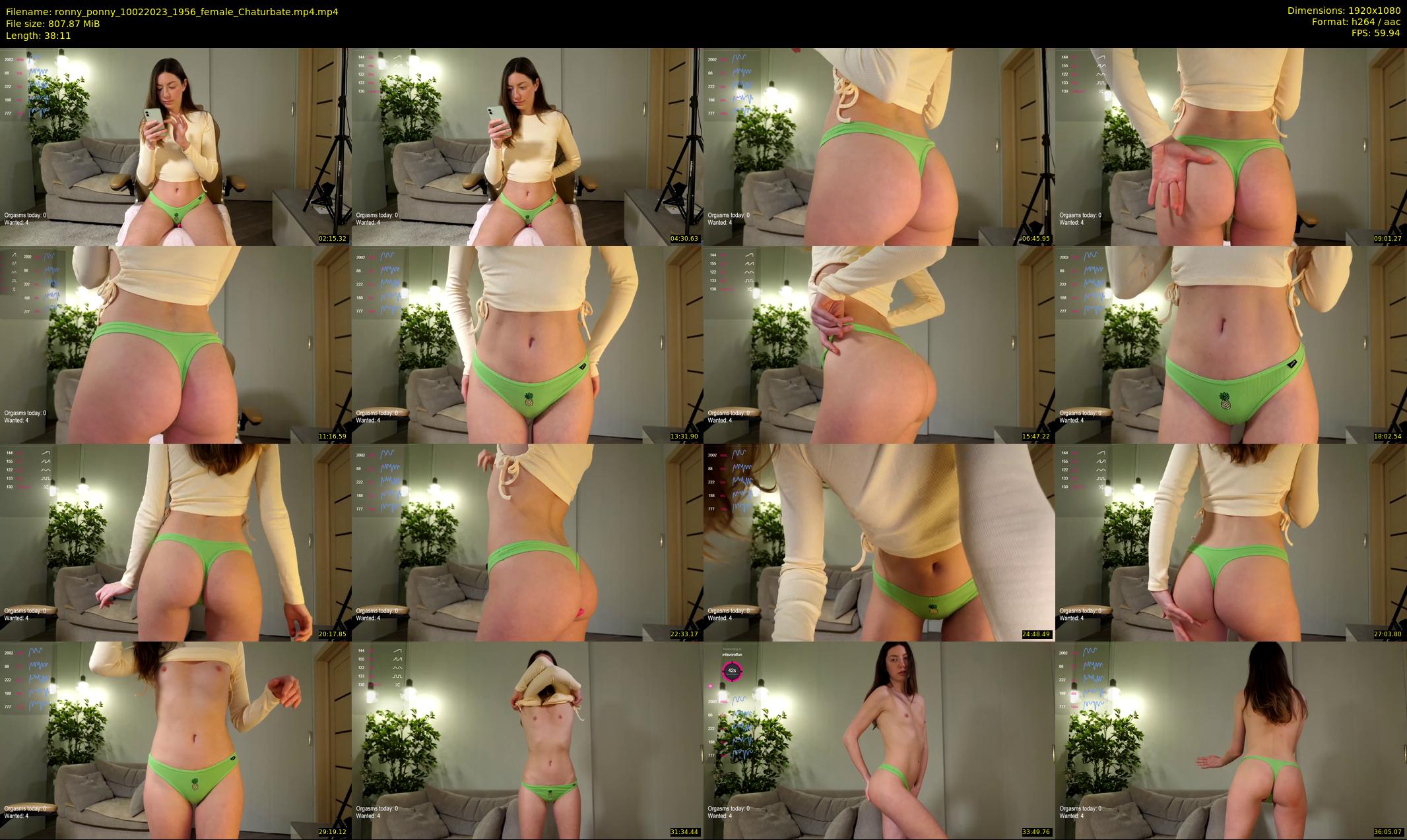 ronny_ponny — 39 minute Chaturbate female cam show recording, 1080p, Feb 10, 2023