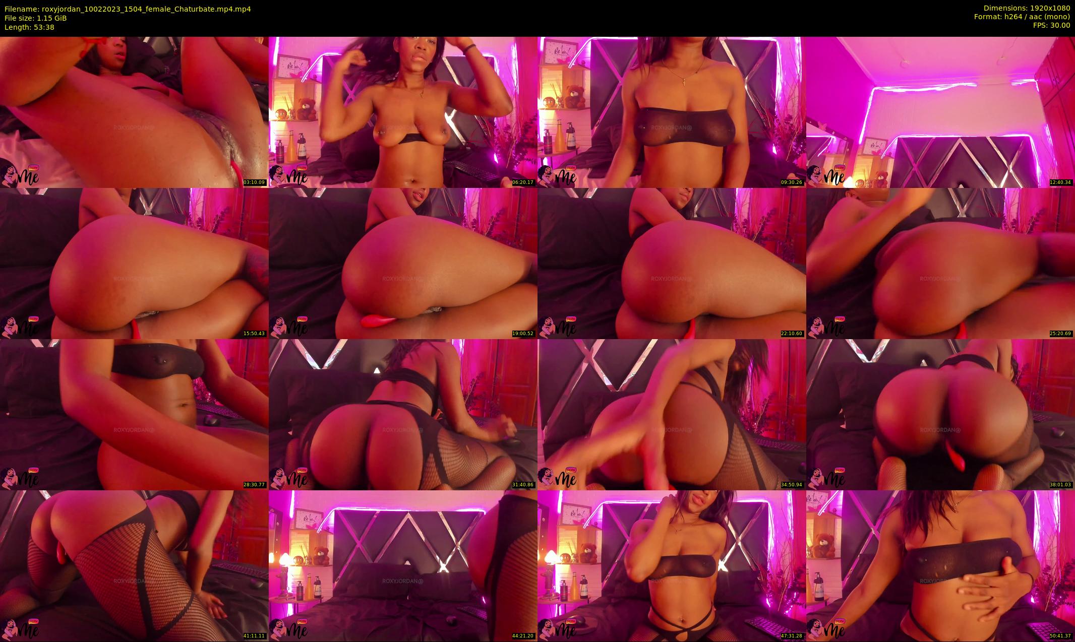 roxyjordan — 54 minute Chaturbate female cam show recording, 1080p, Feb 10, 2023