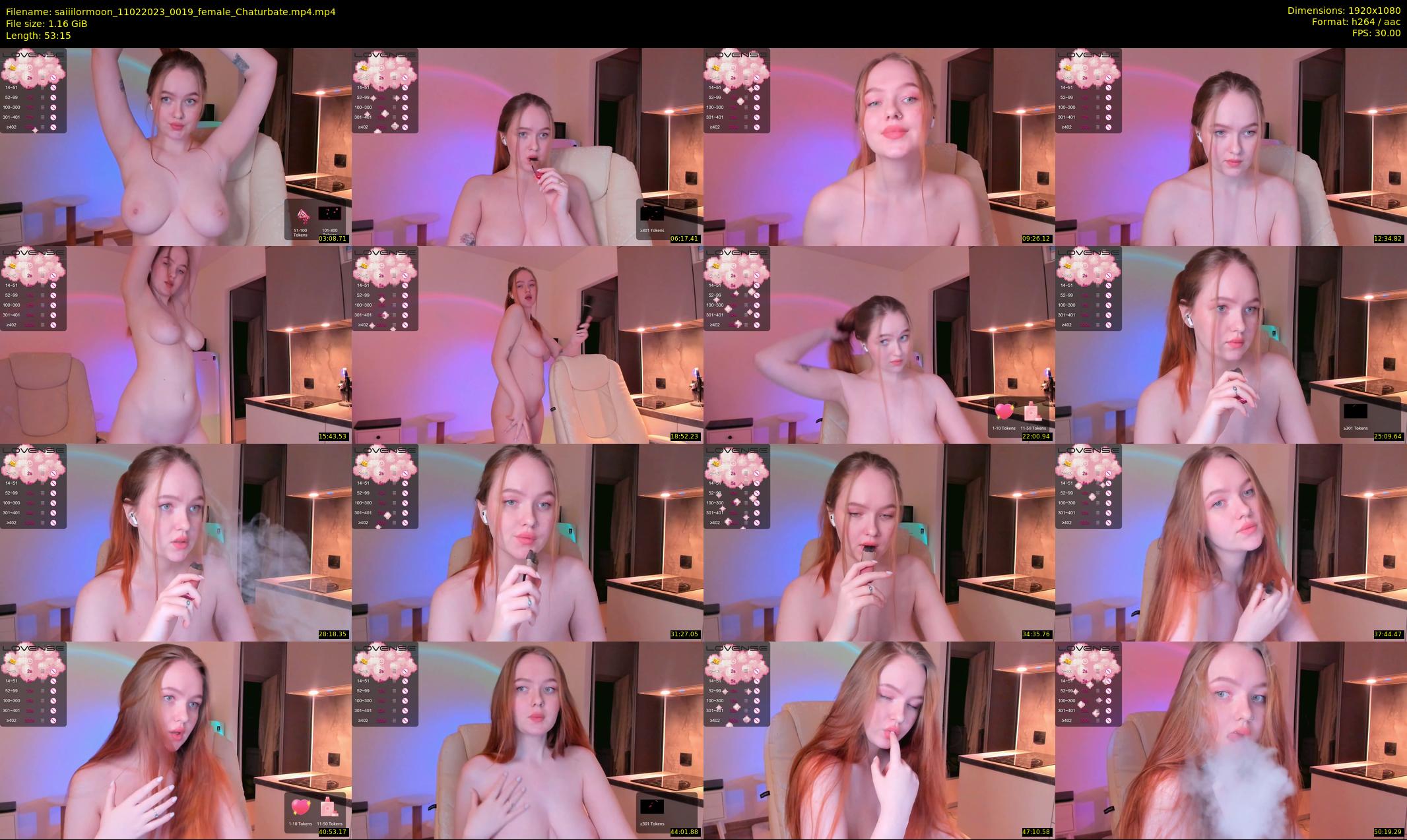 saiiilormoon — 54 minute Chaturbate female cam show recording, 1080p, Feb 11, 2023