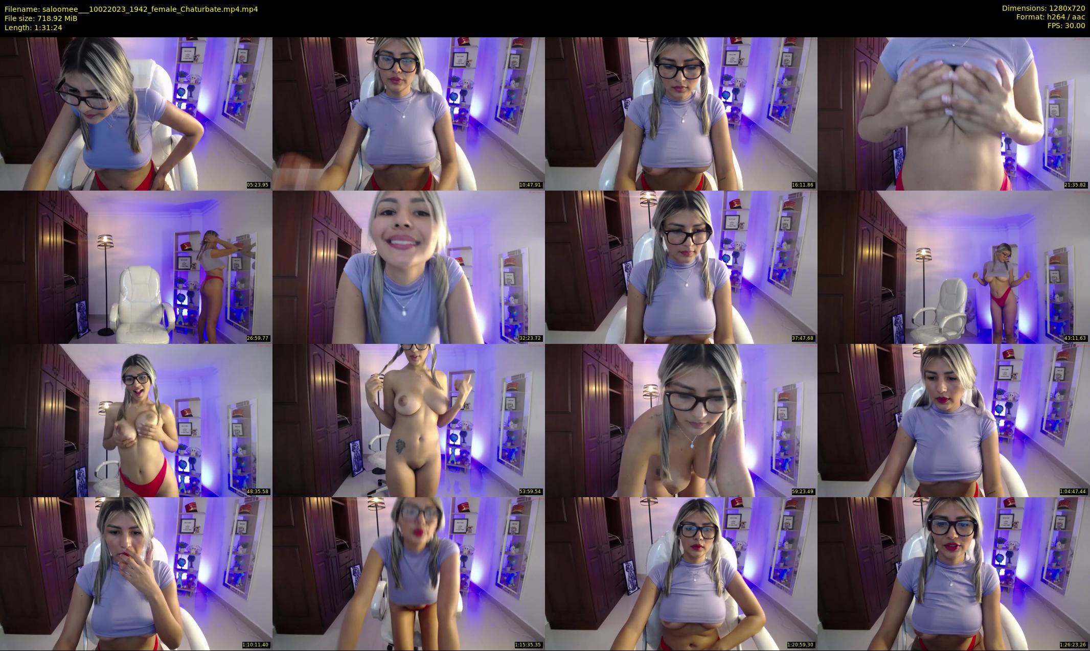 saloomee__ — 92 minute Chaturbate female cam show recording, 720p, Feb 10, 2023