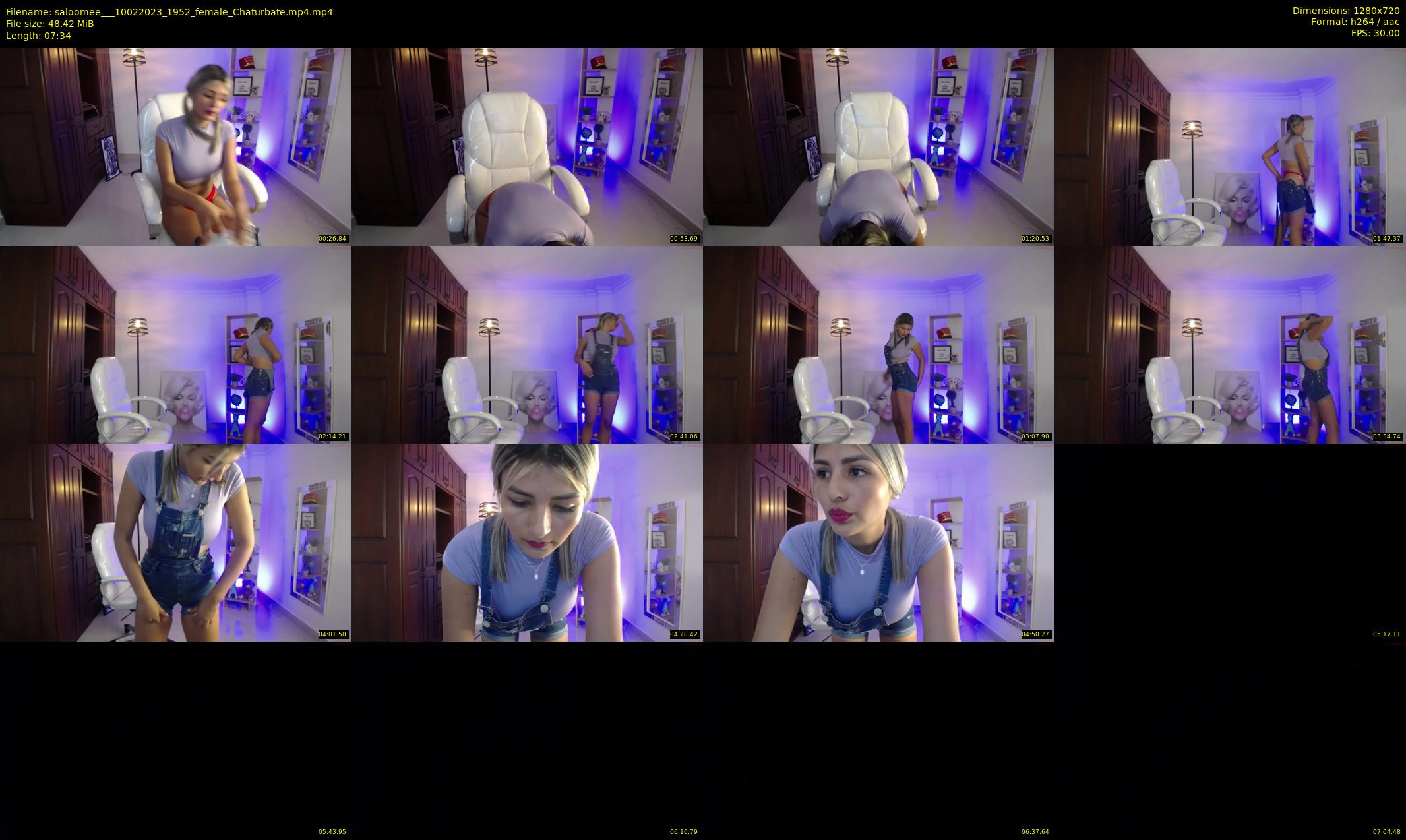 saloomee__ — 8 minute Chaturbate female cam show recording, 720p, Feb 10, 2023