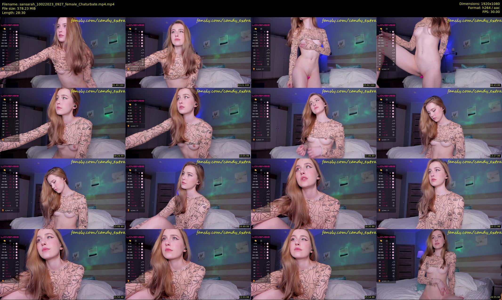 sansarah — 29 minute Chaturbate female cam show recording, 1080p, Feb 10, 2023