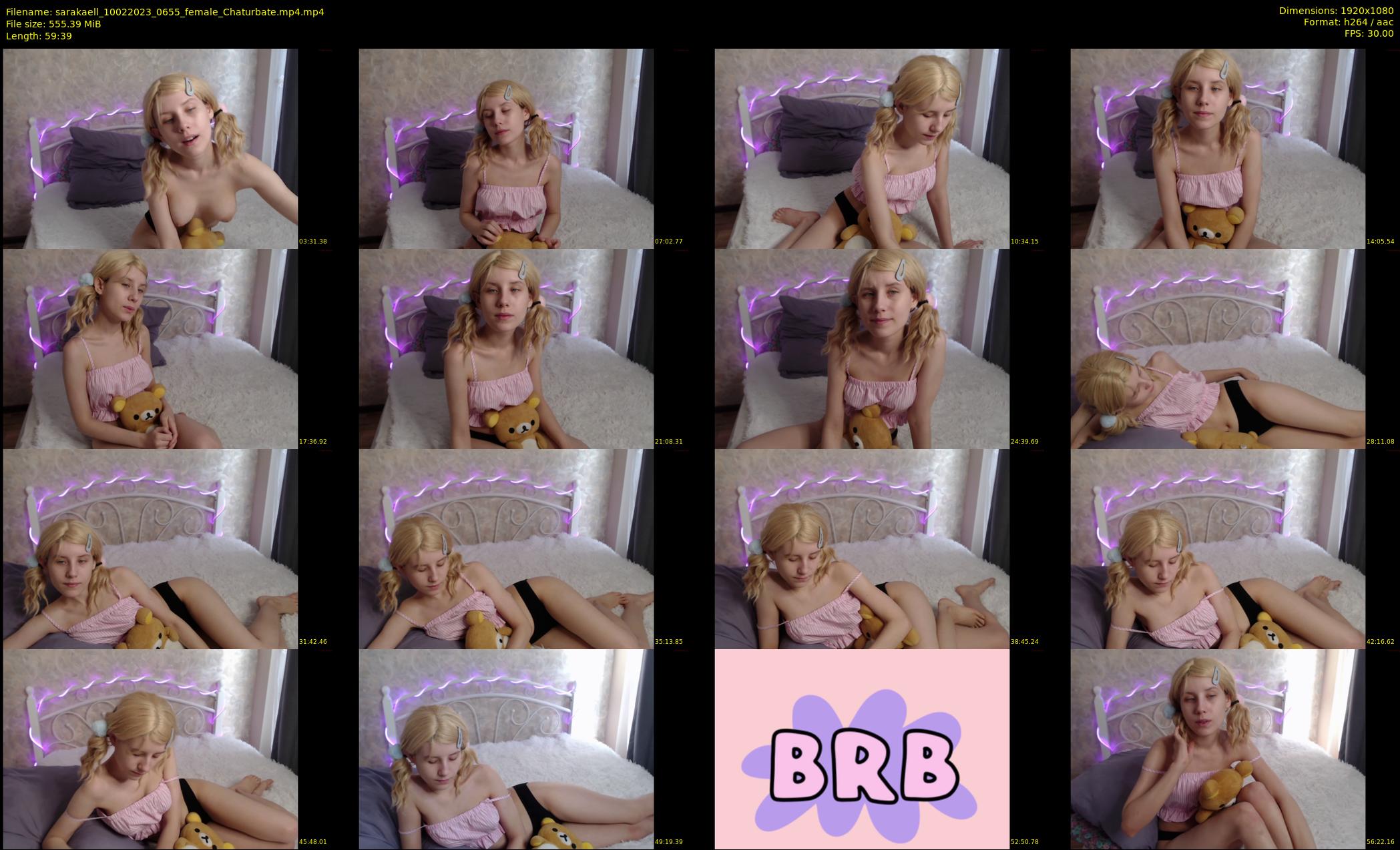 sarakaell — 60 minute Chaturbate female cam show recording, 1080p, Feb 10, 2023